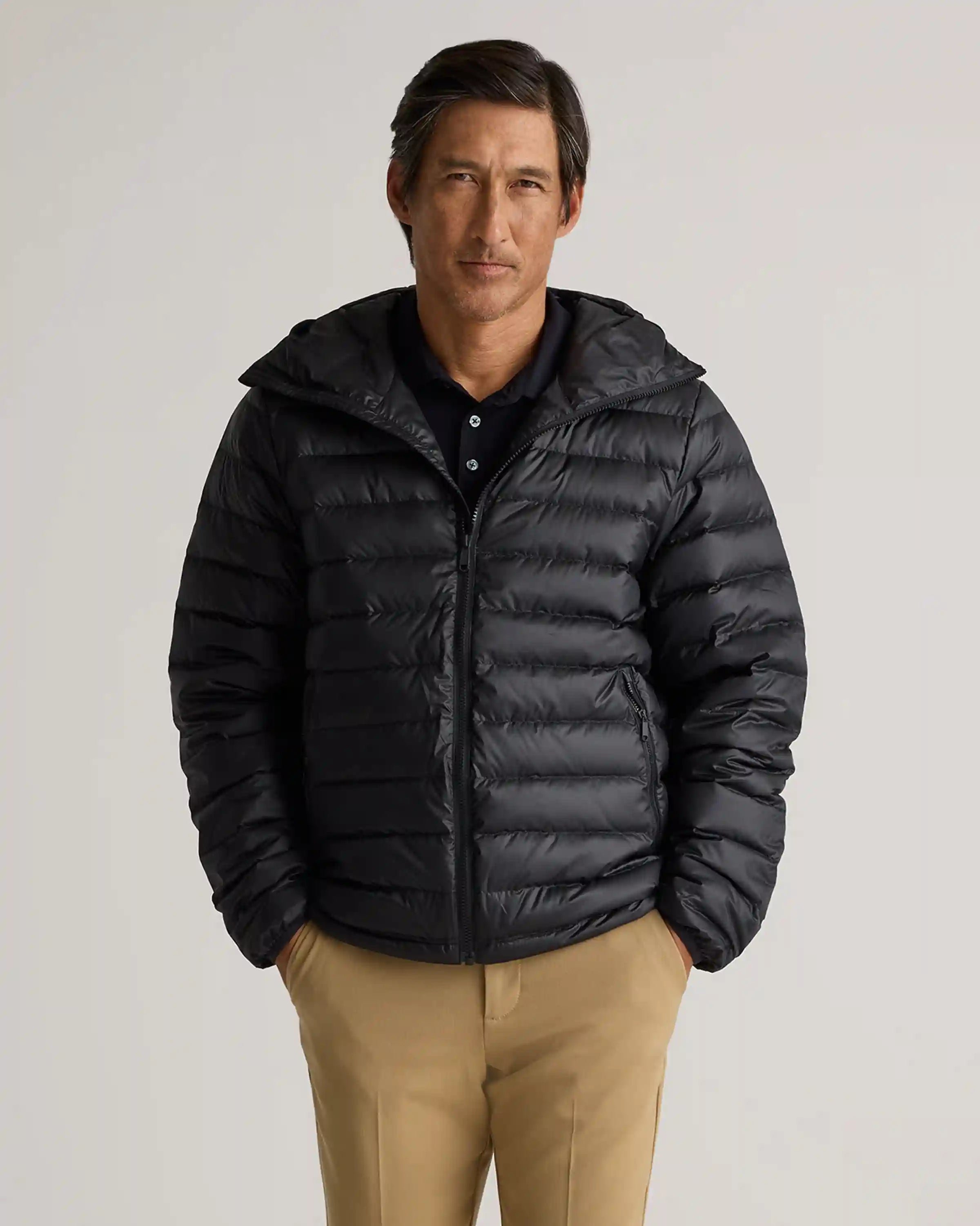 Lightweight Down Packable Puffer Hooded Jacket