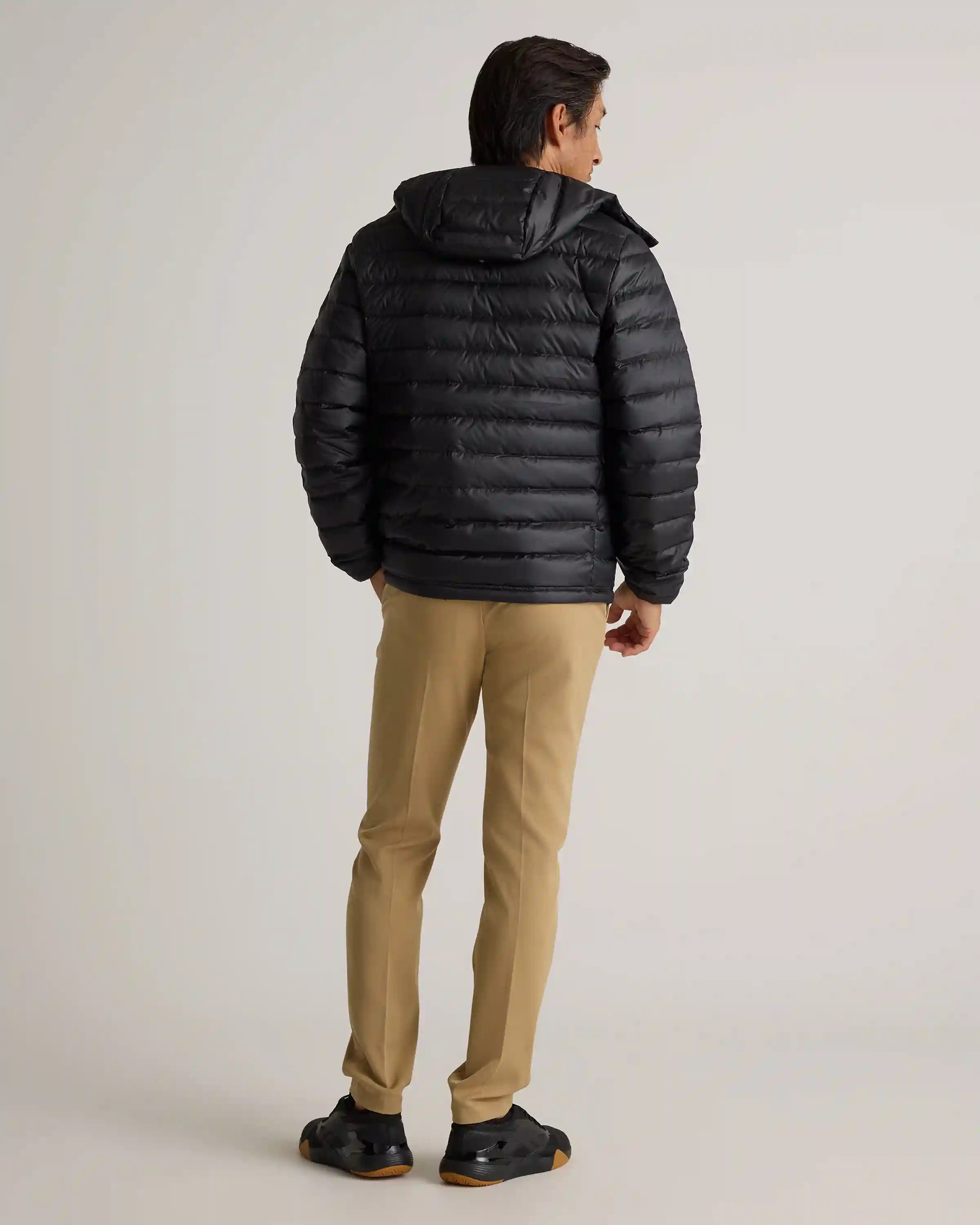 Lightweight Down Packable Puffer Hooded Jacket