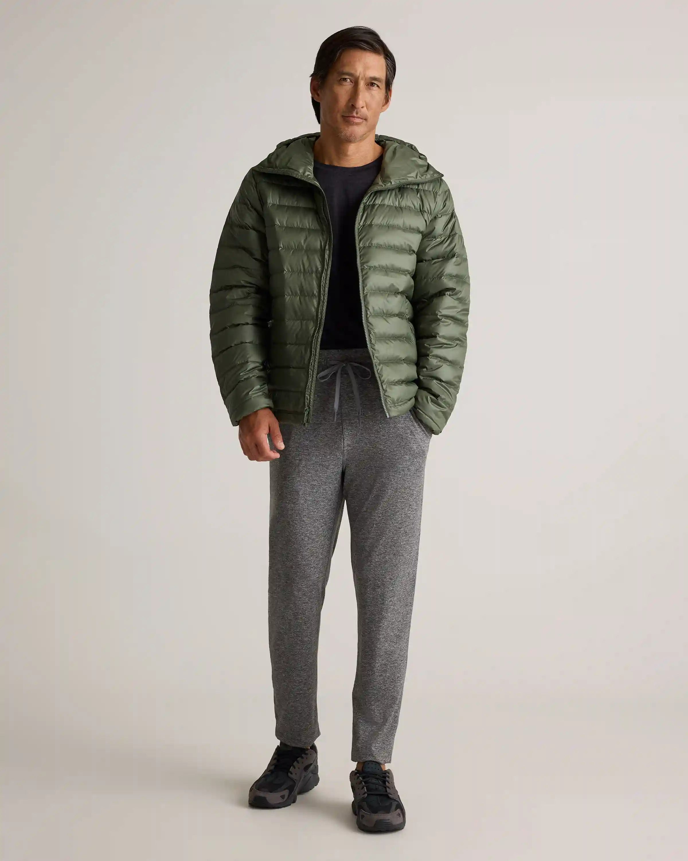 Lightweight Down Packable Puffer Hooded Jacket
