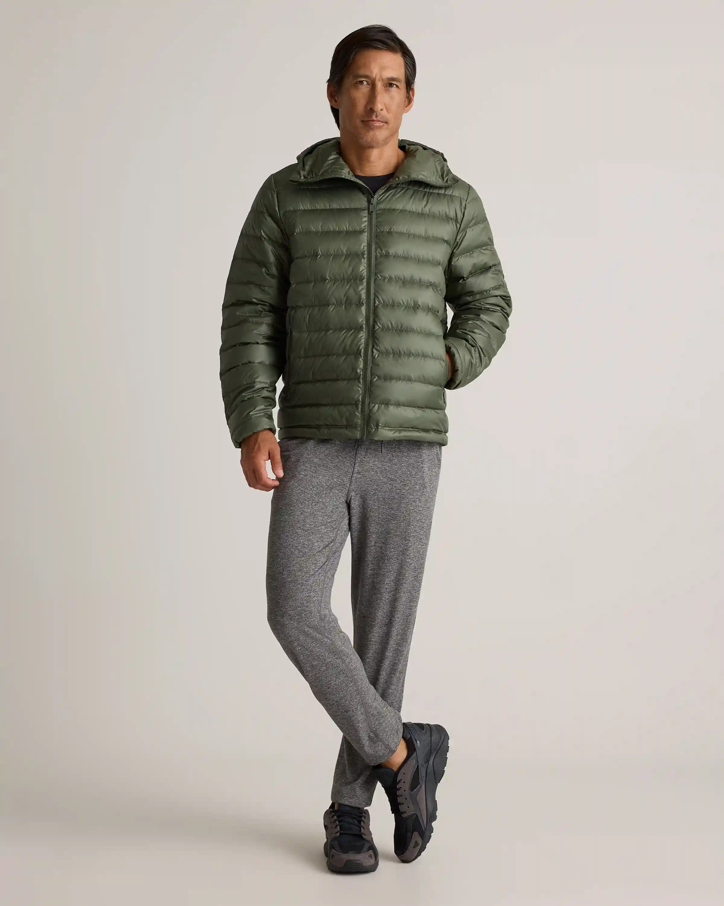 Lightweight Down Packable Puffer Hooded Jacket