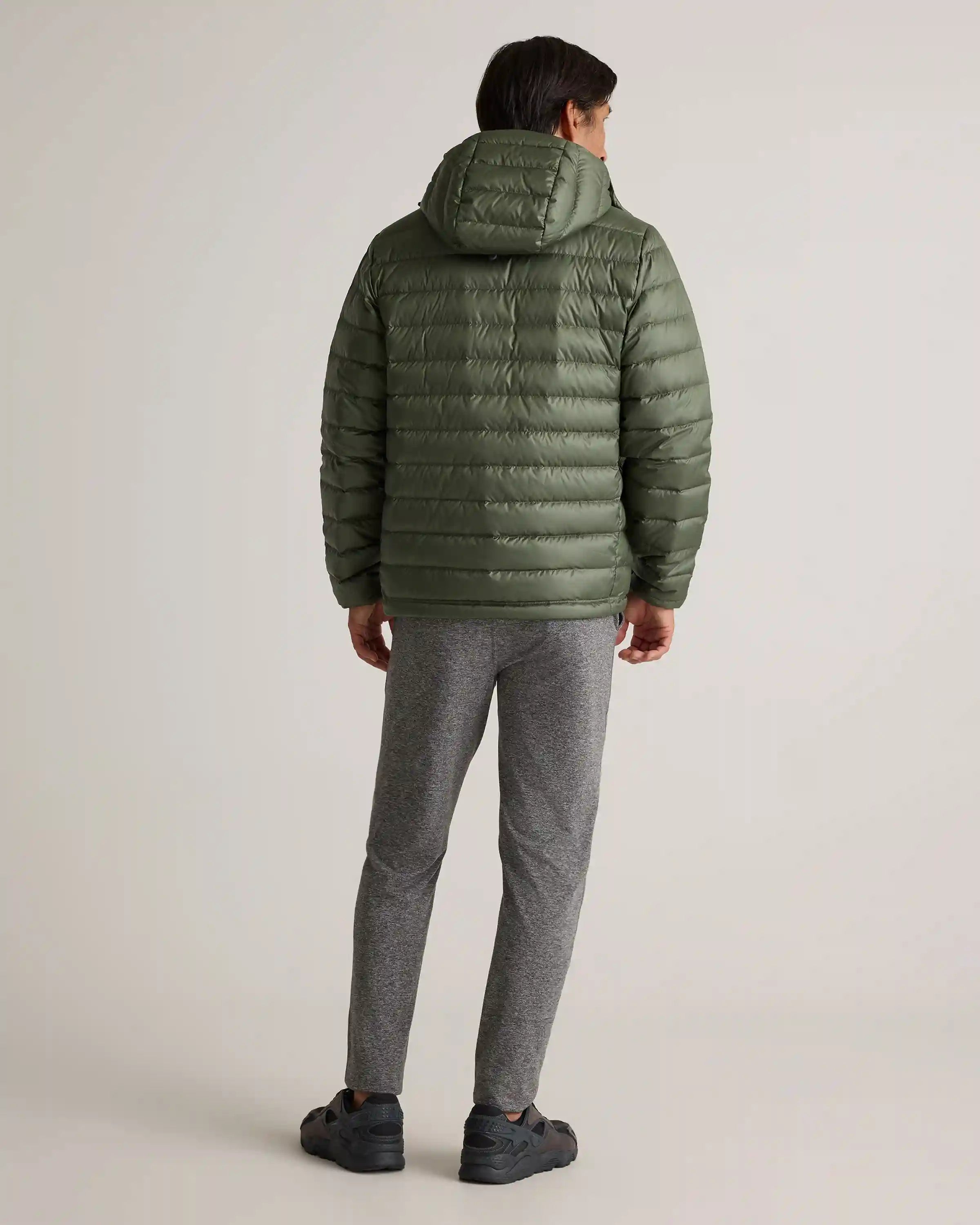 Lightweight Down Packable Puffer Hooded Jacket