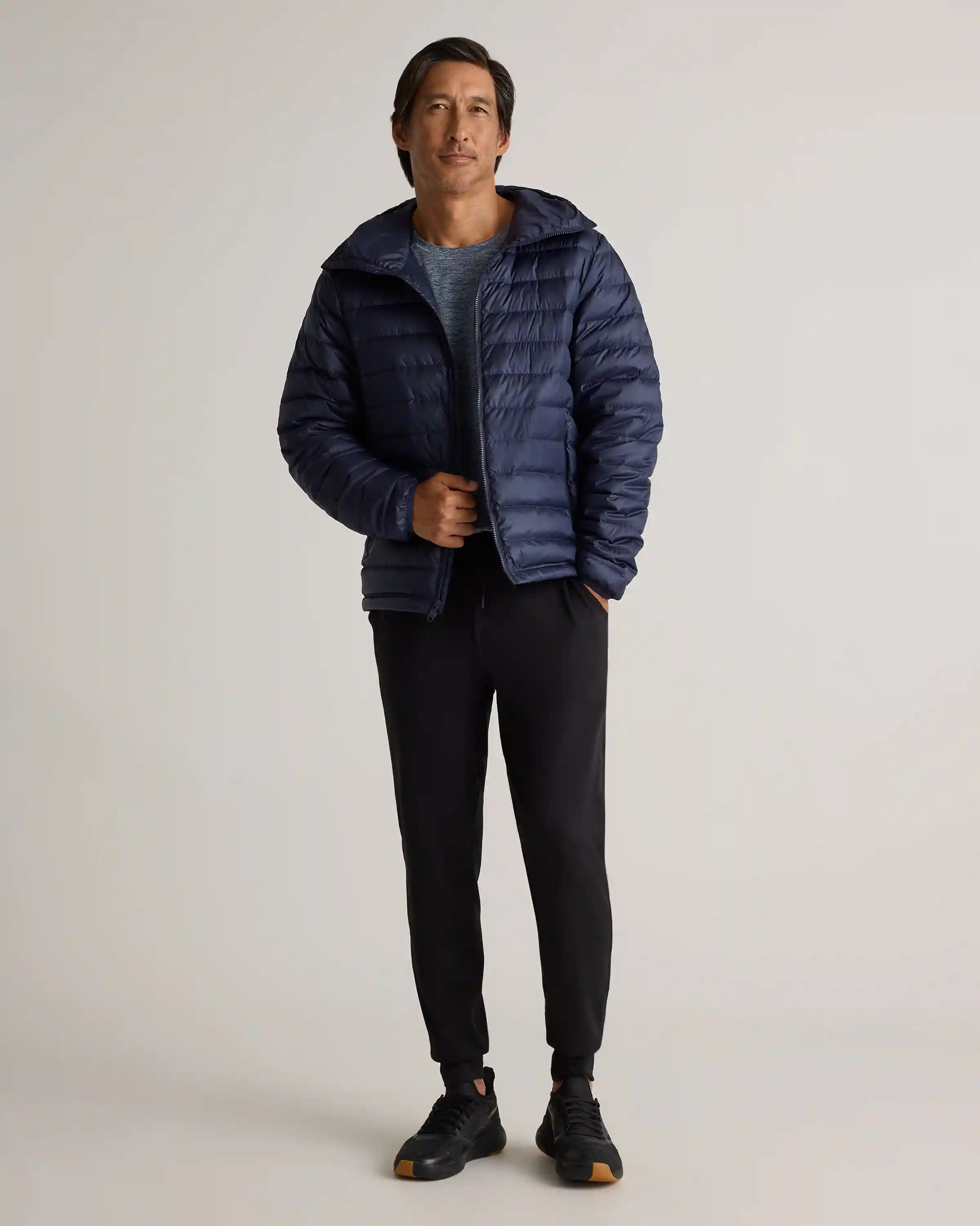 Lightweight Down Packable Puffer Hooded Jacket