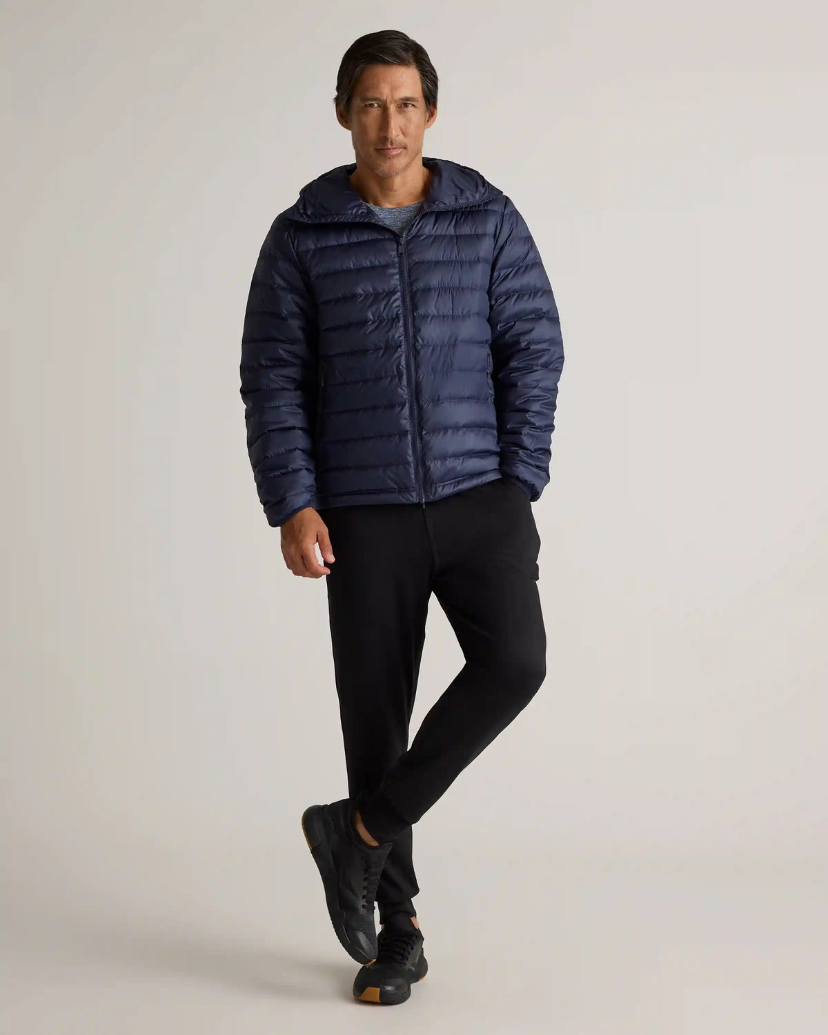 Lightweight Down Packable Puffer Hooded Jacket