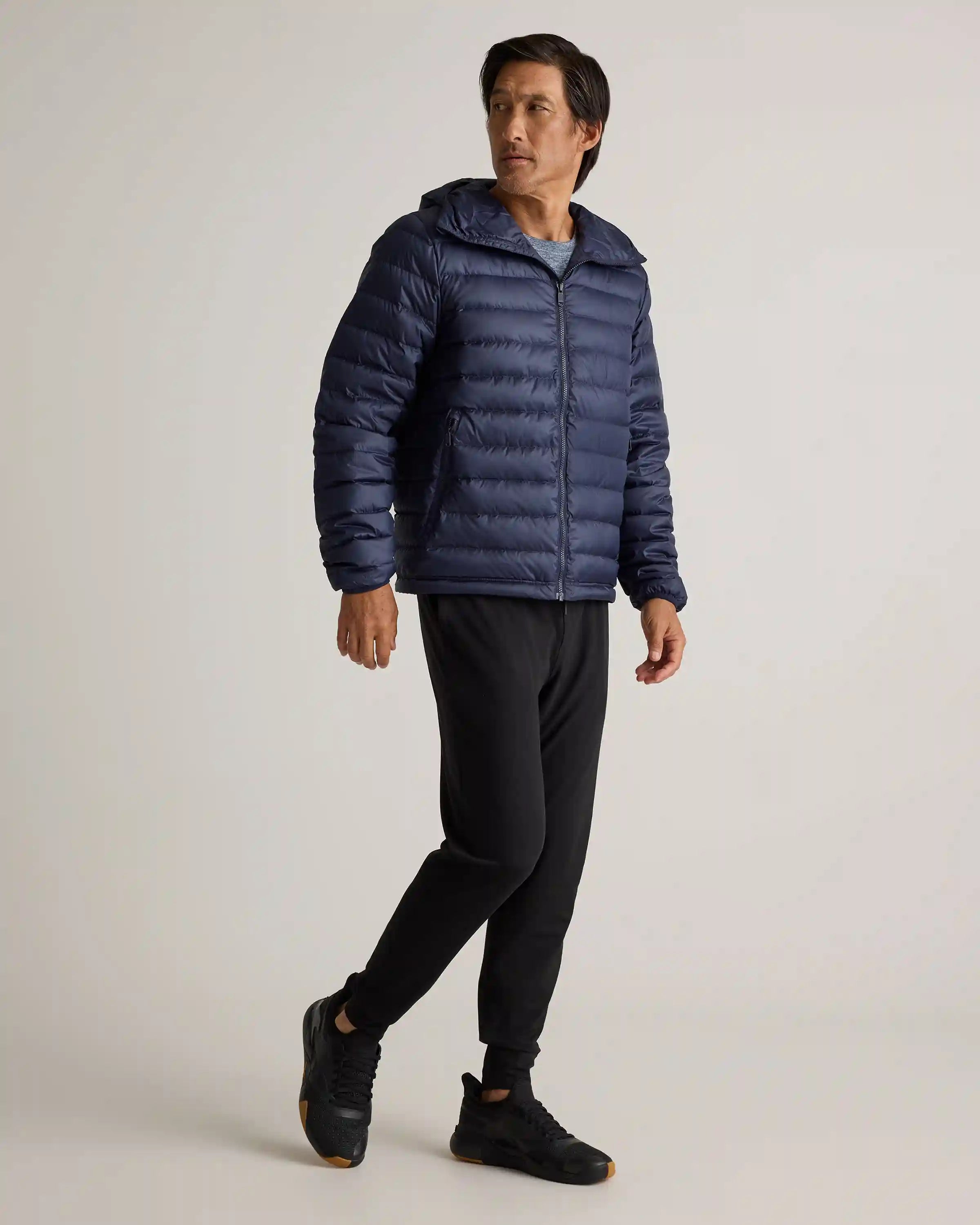 Lightweight Down Packable Puffer Hooded Jacket