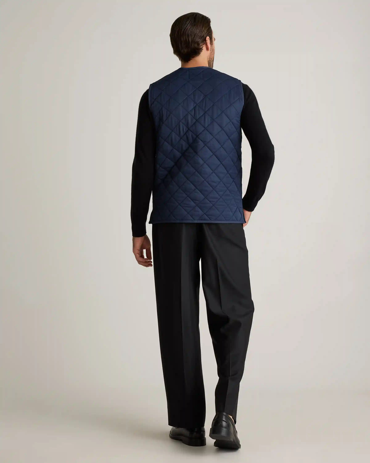 Featherless Quilted Fleece-Lined Liner Vest