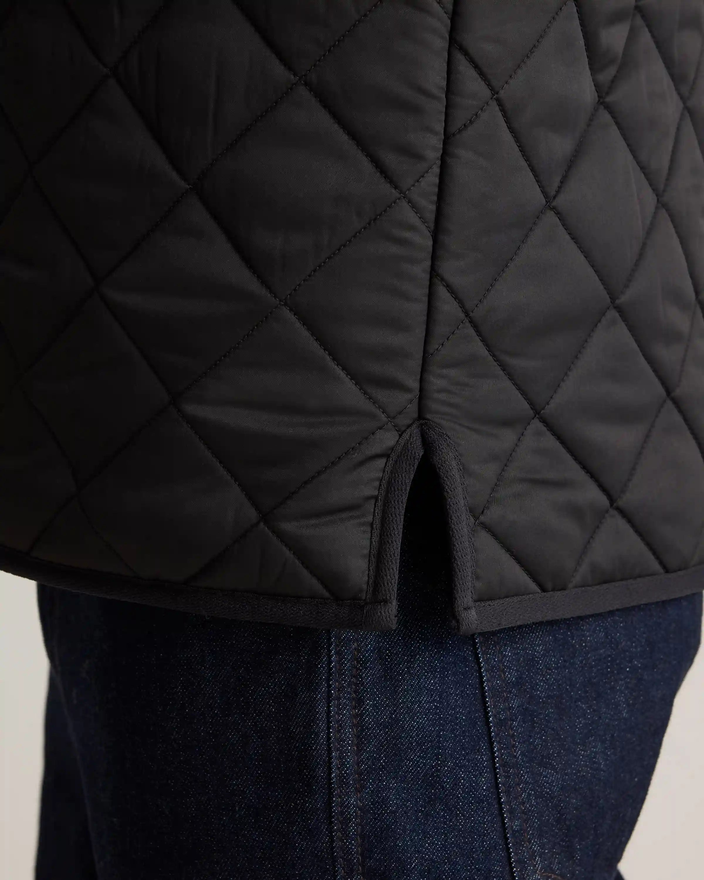 Featherless Quilted Fleece-Lined Liner Vest