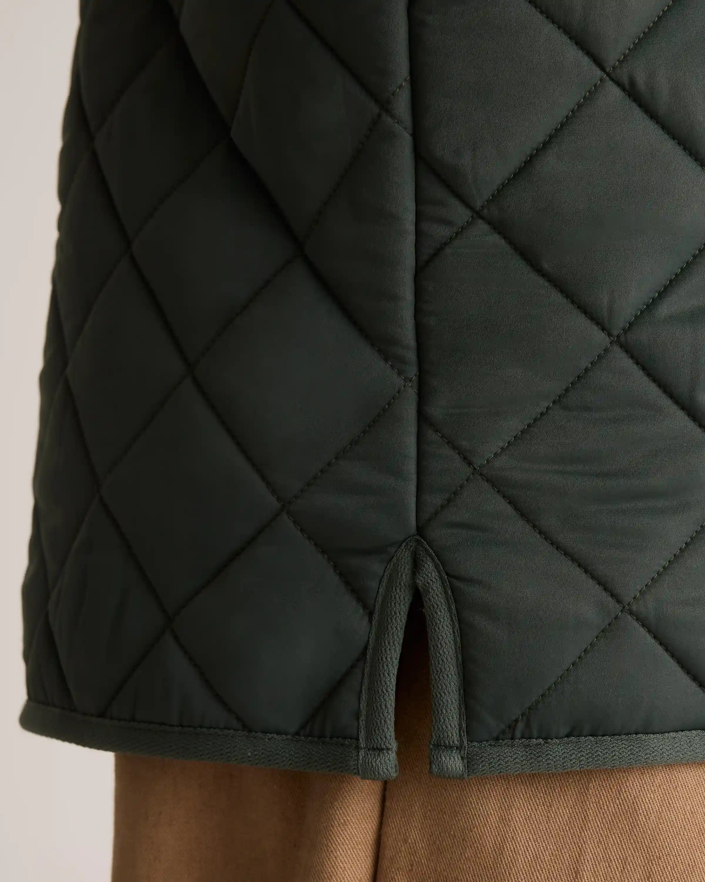 Featherless Quilted Fleece-Lined Liner Vest