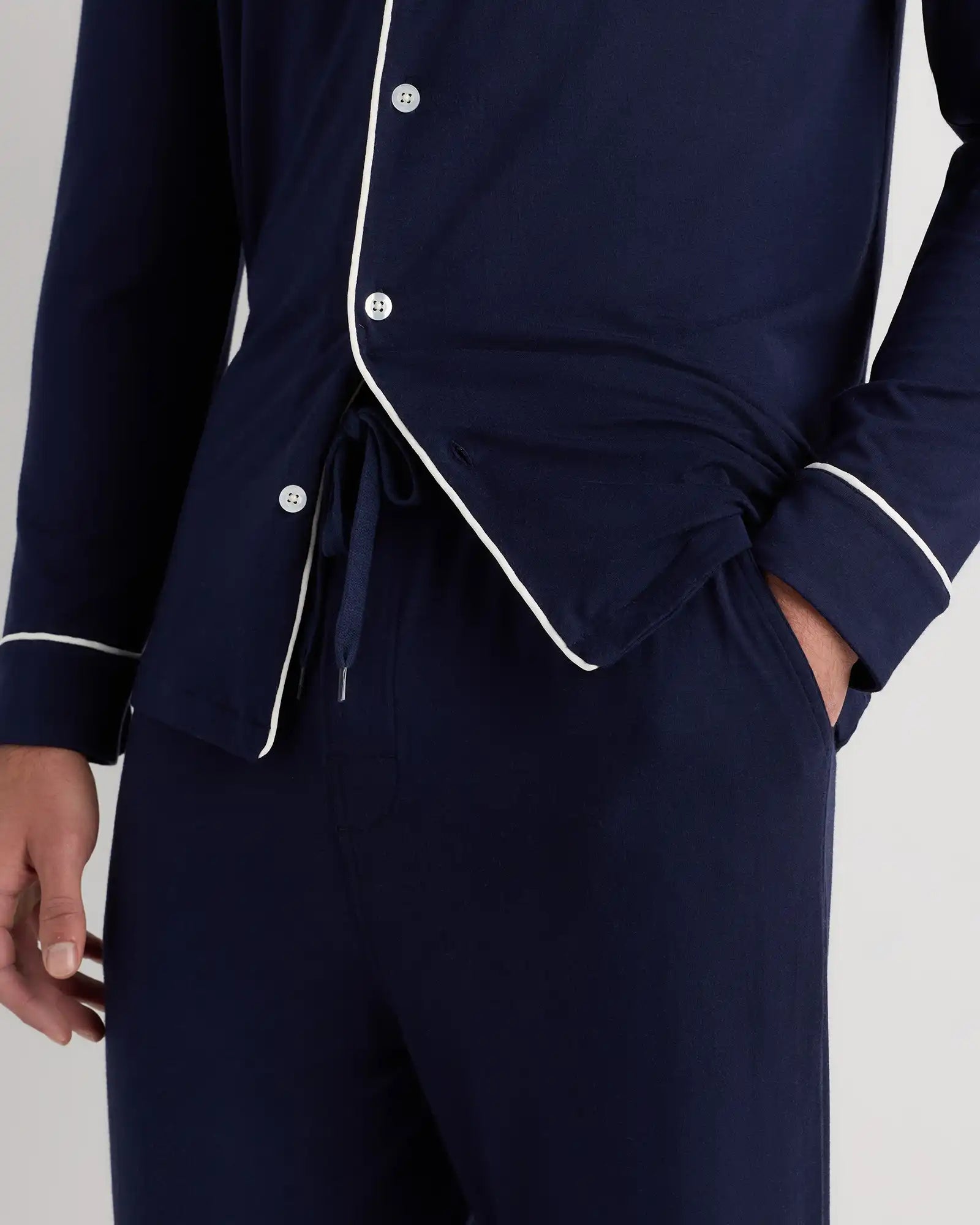 Bamboo Jersey Long Sleeve Pajama Set