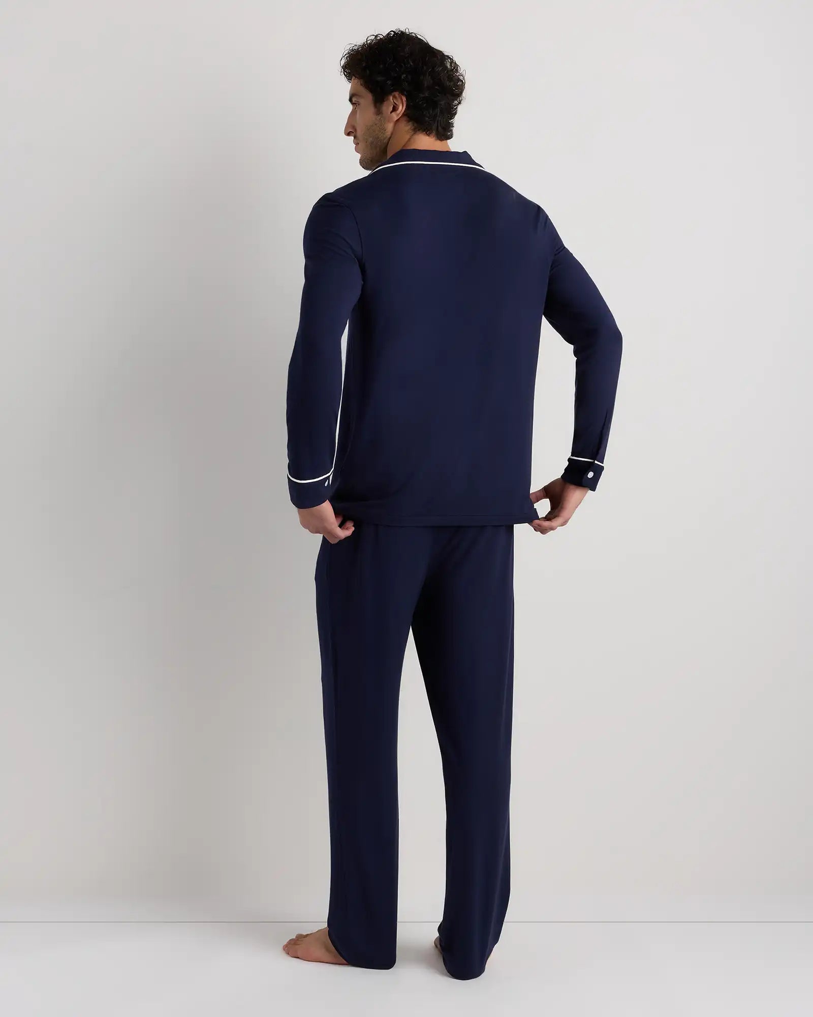 Bamboo Jersey Long Sleeve Pajama Set