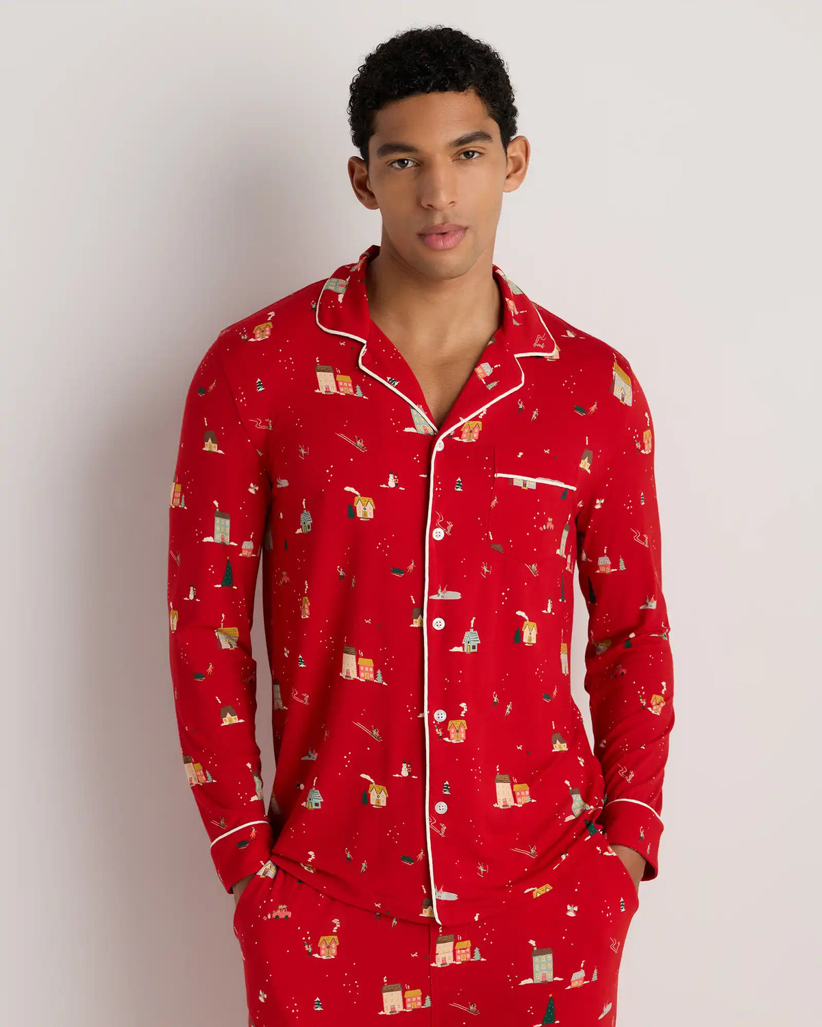 Bamboo Jersey Long Sleeve Pajama Set