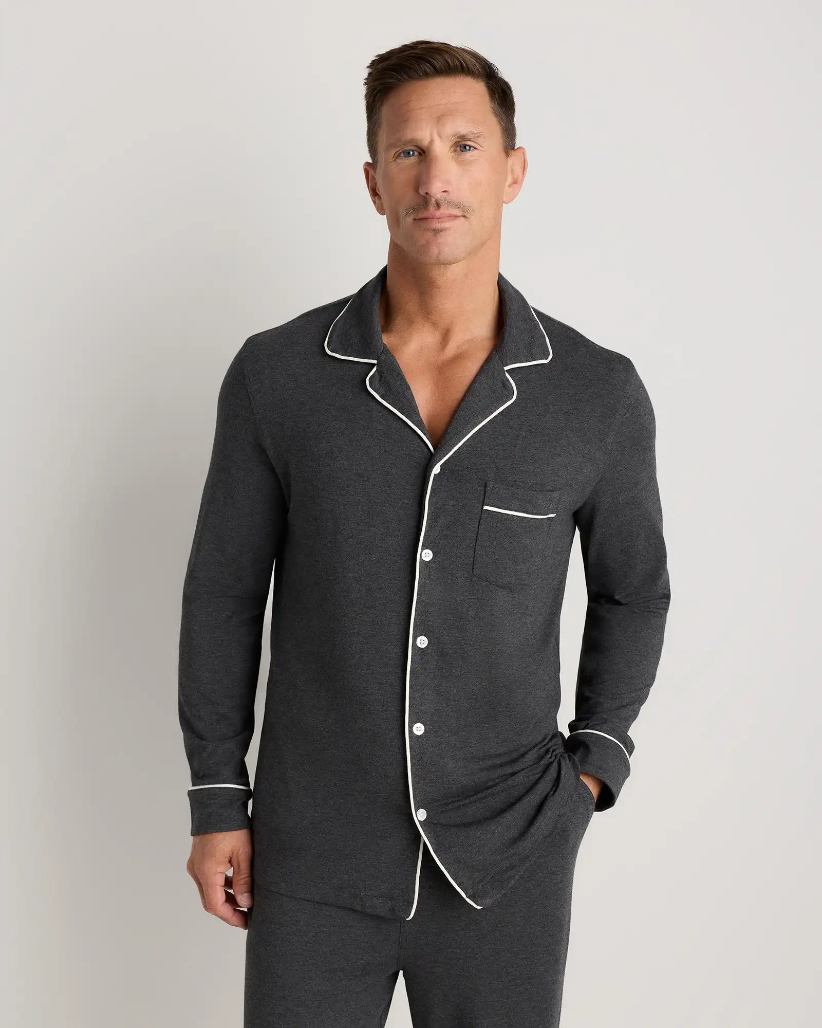 Bamboo Jersey Long Sleeve Pajama Set