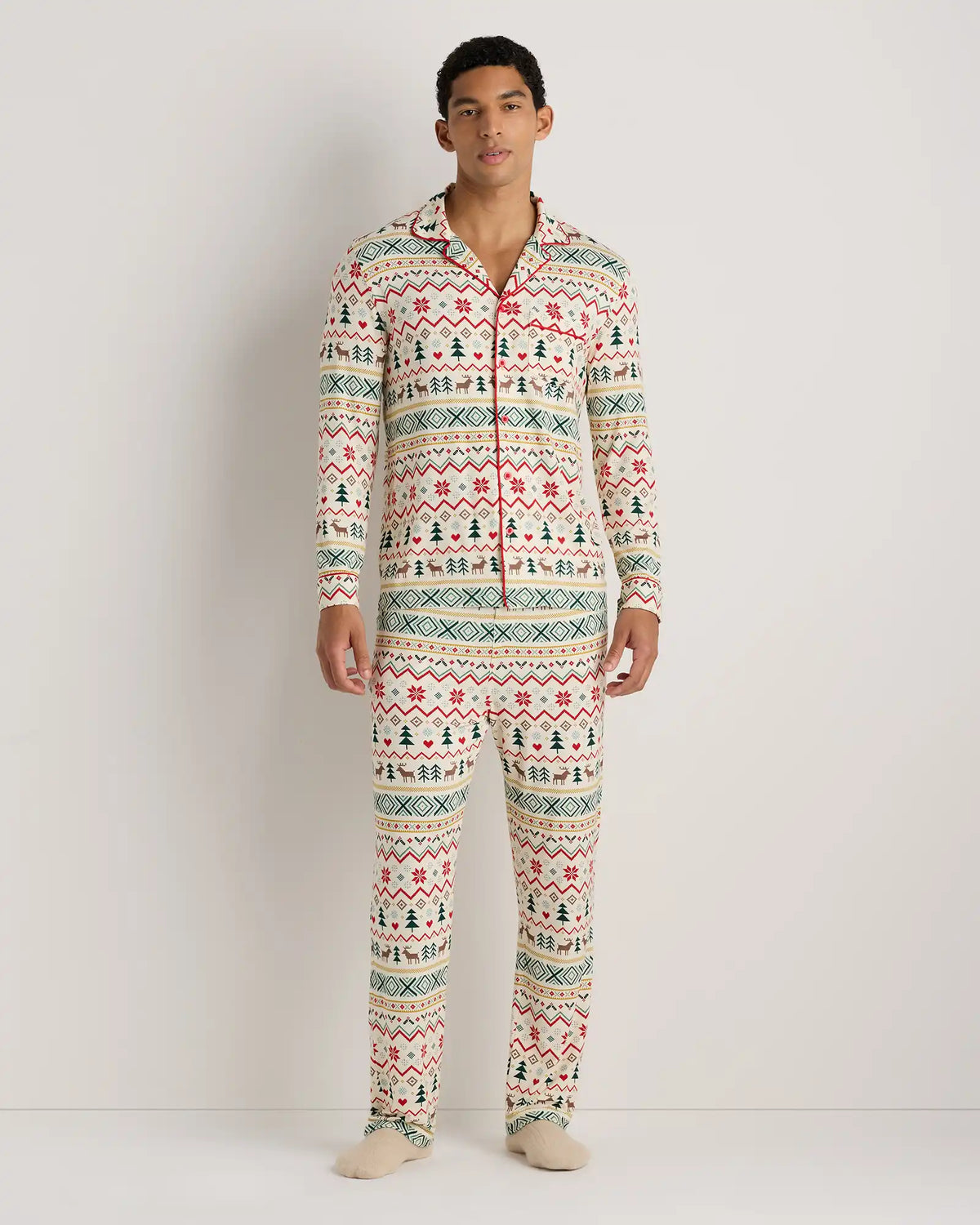 Bamboo Jersey Long Sleeve Pajama Set