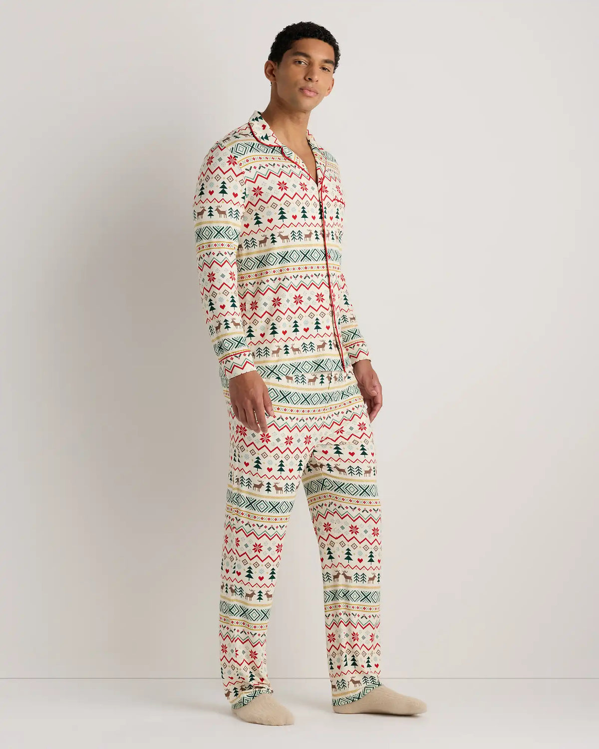 Bamboo Jersey Long Sleeve Pajama Set