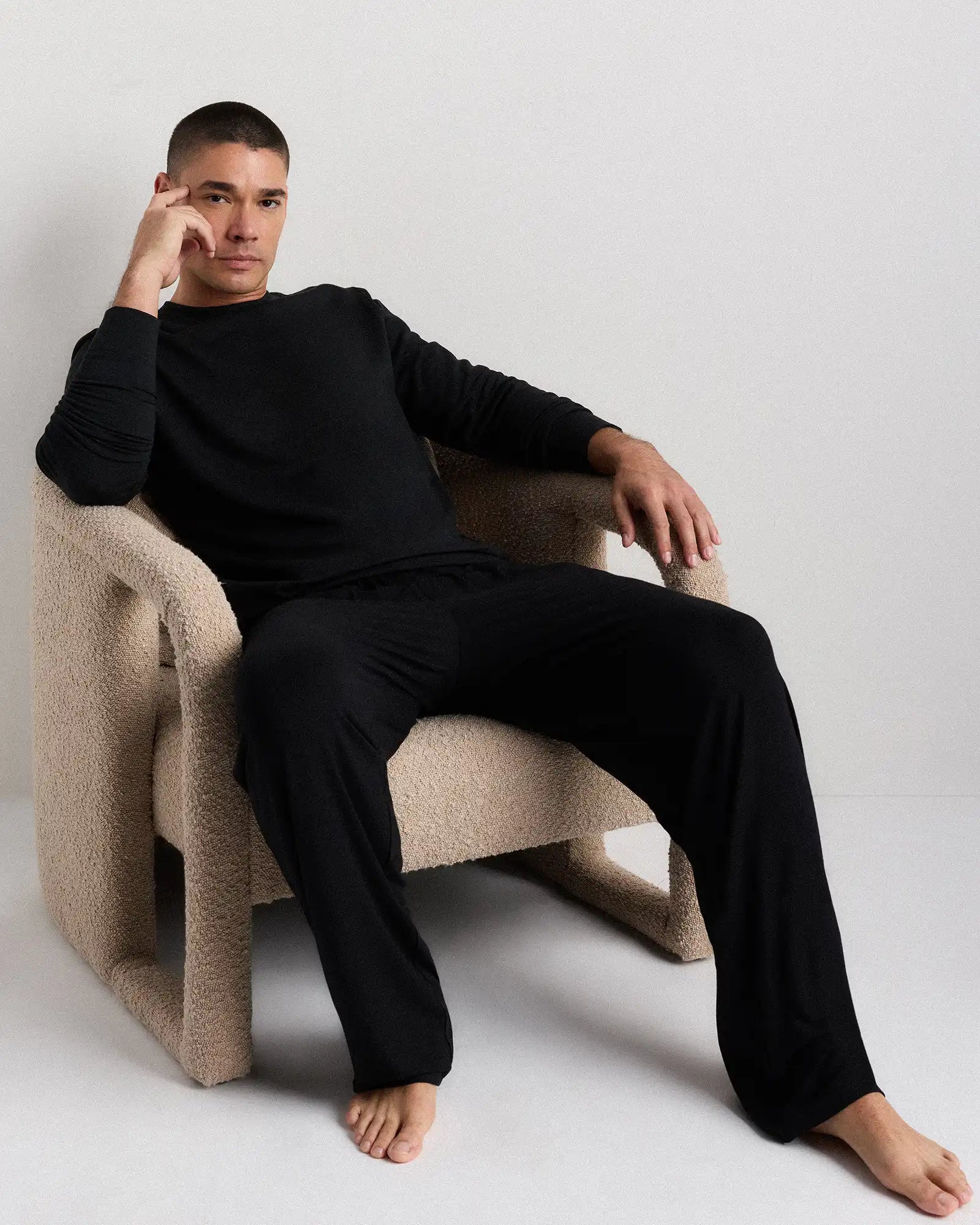 Bamboo Jersey Relaxed Lounge Pants