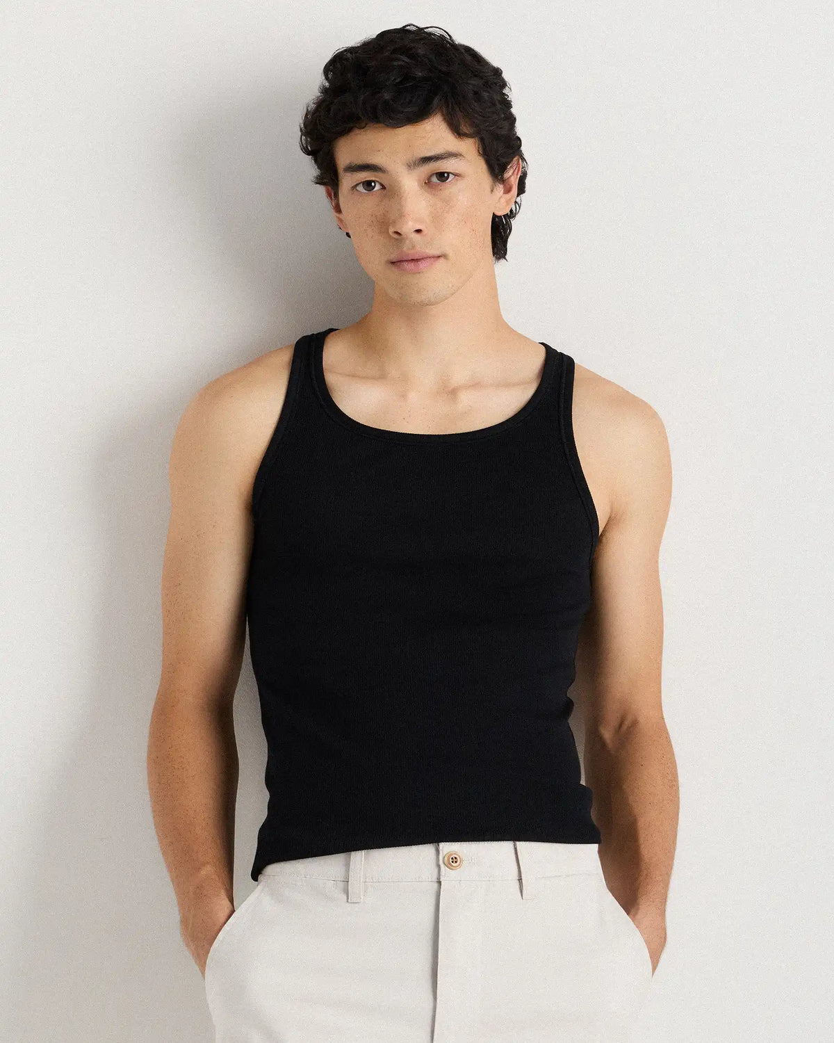 Organic Cotton Ribbed Tank Top (3-Pack)