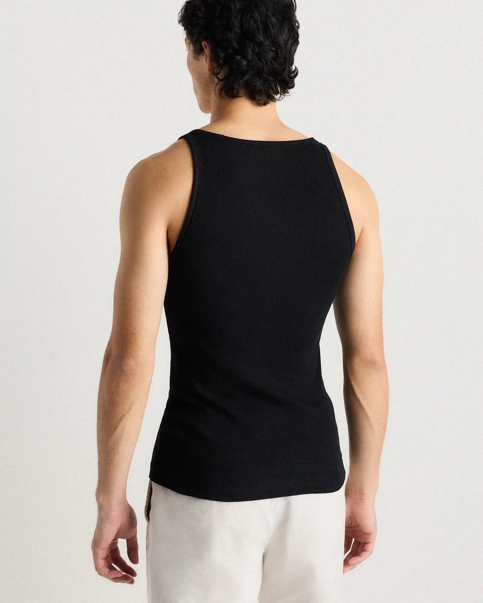 Organic Cotton Ribbed Tank Top (3-Pack)