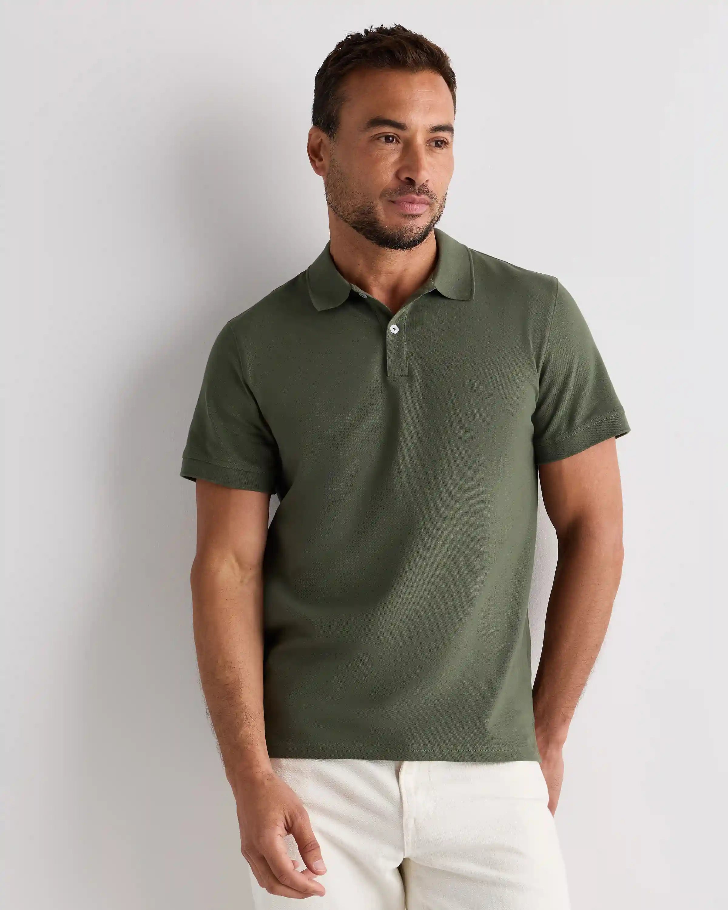Organic Cotton Pique Polo