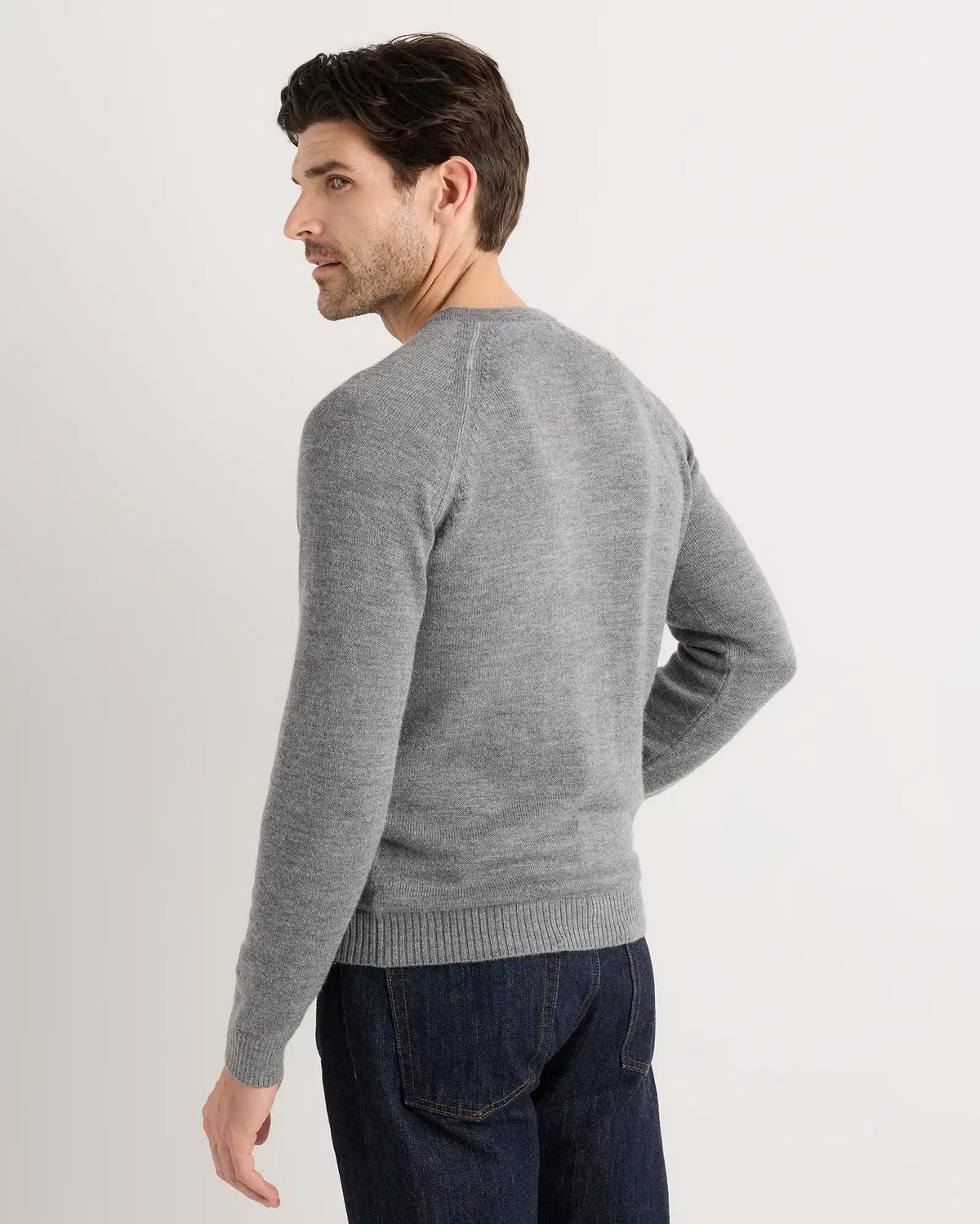 Alpaca-Wool Crewneck Sweater