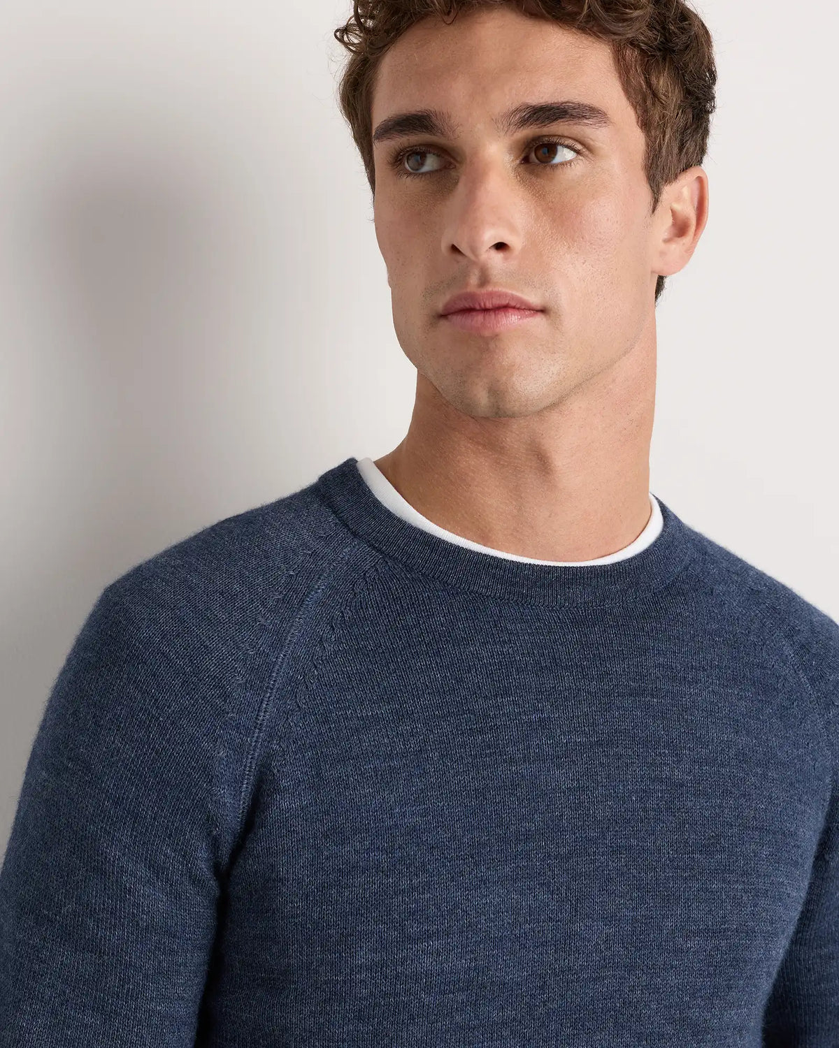 Alpaca-Wool Crewneck Sweater
