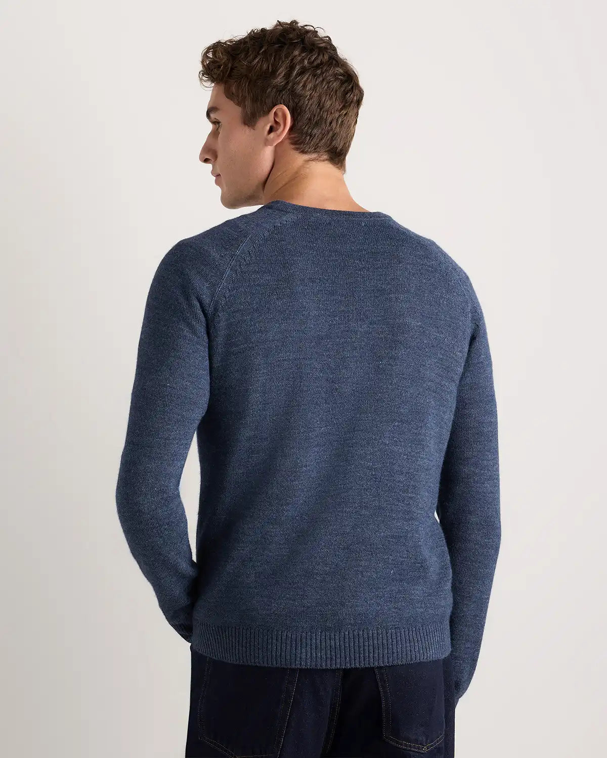 Alpaca-Wool Crewneck Sweater