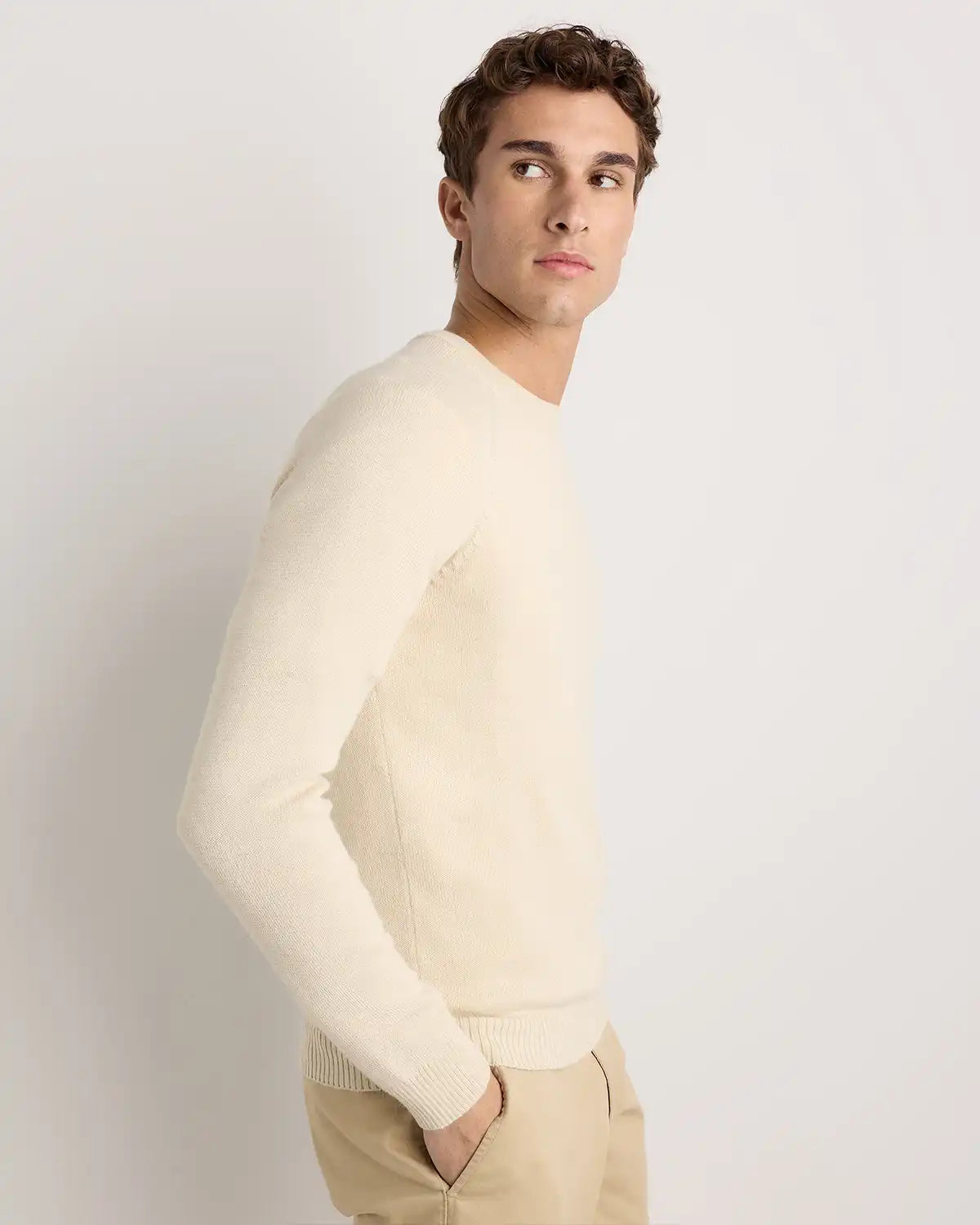 Alpaca-Wool Crewneck Sweater
