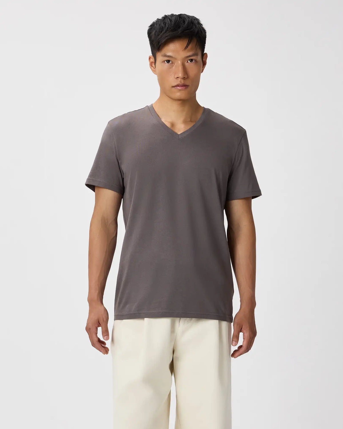 Cotton Modal V-Neck Tee