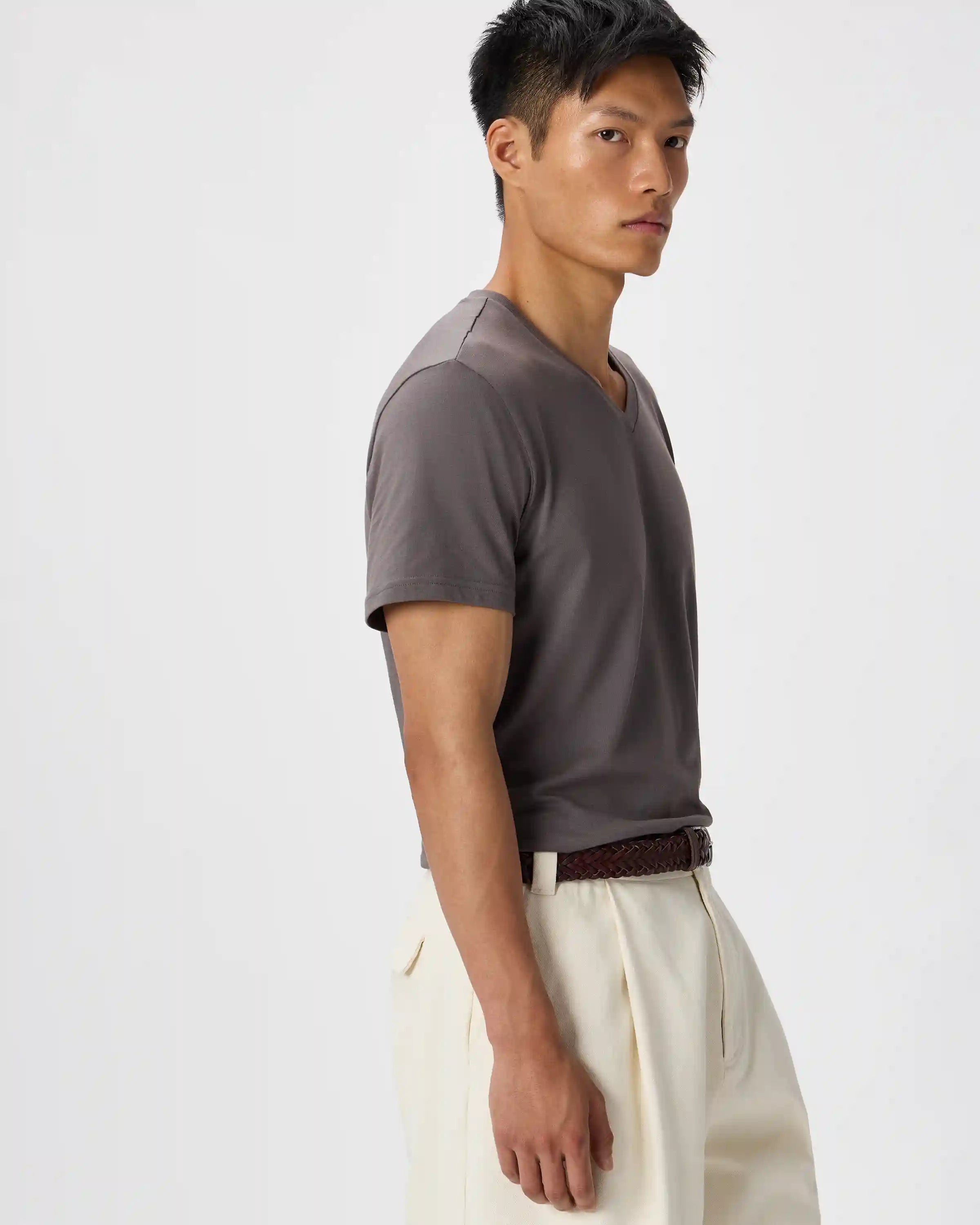 Cotton Modal V-Neck Tee