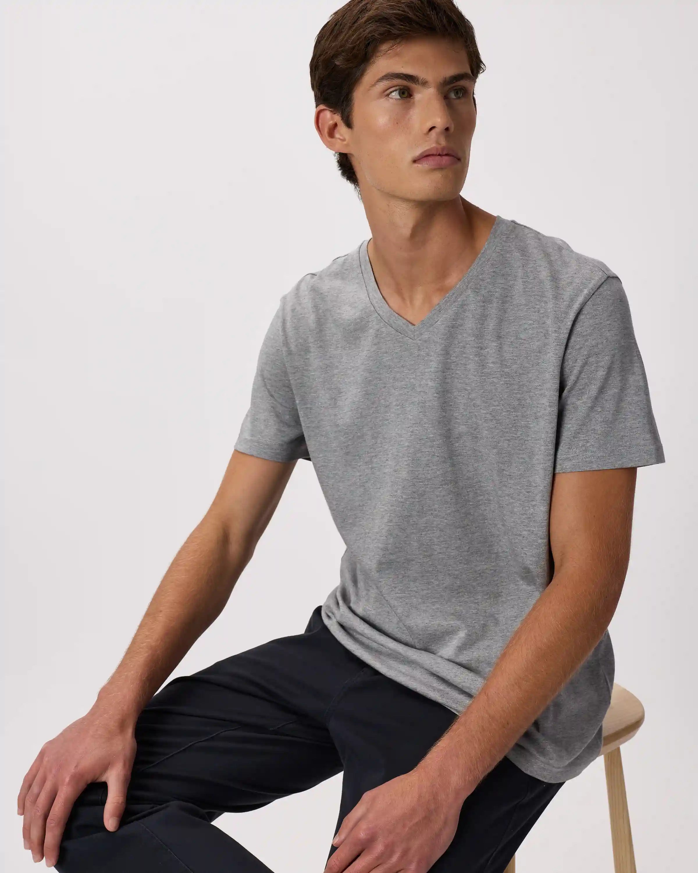 Cotton Modal V-Neck Tee