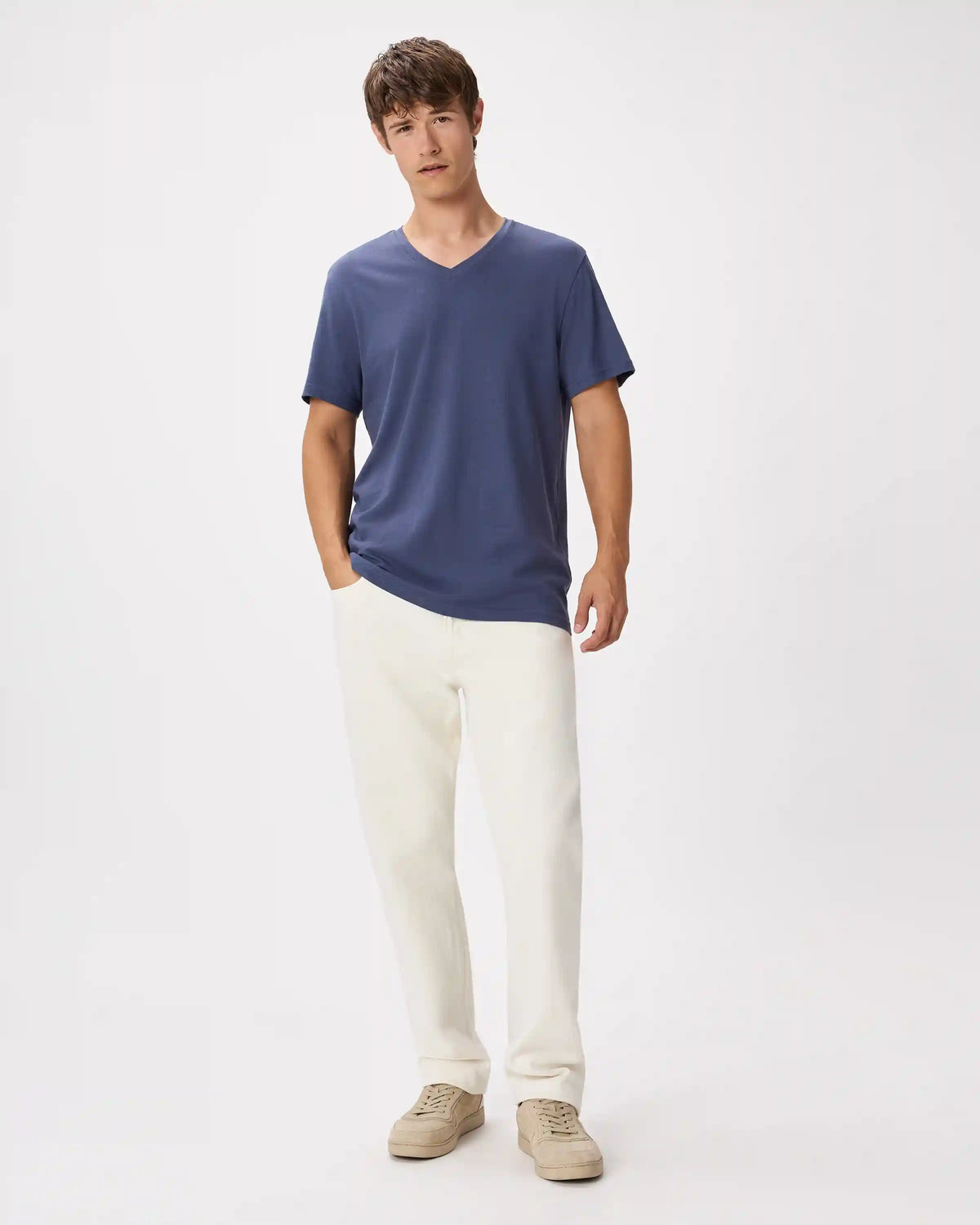 Cotton Modal V-Neck Tee