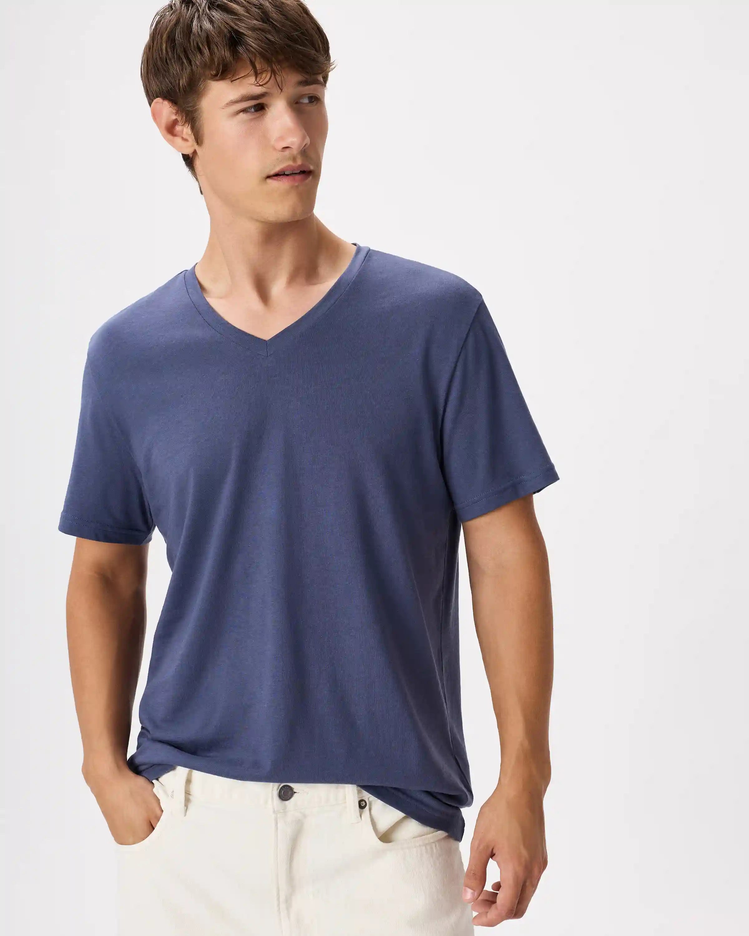 Cotton Modal V-Neck Tee