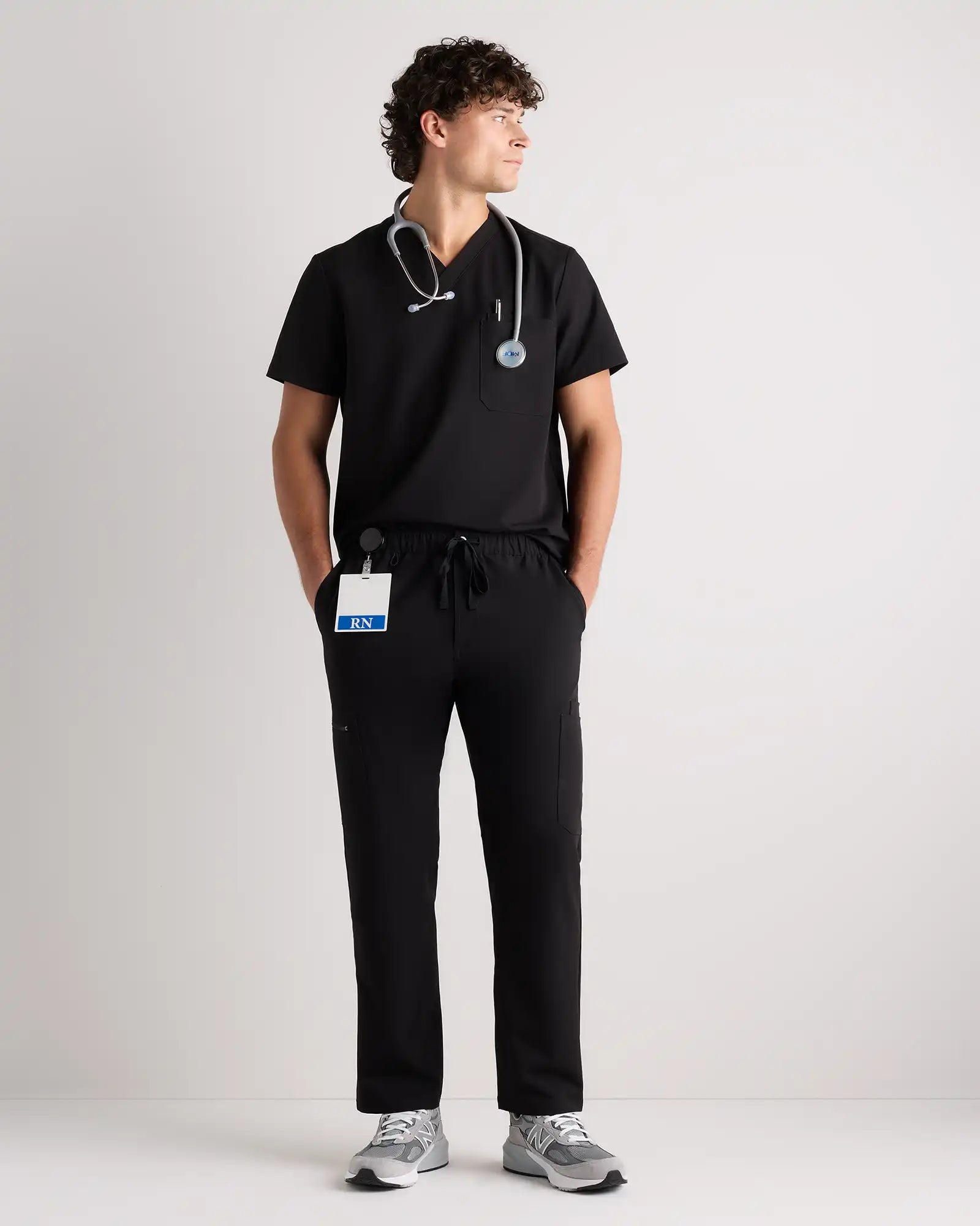 AeraFlex 3-Pocket Scrub Top