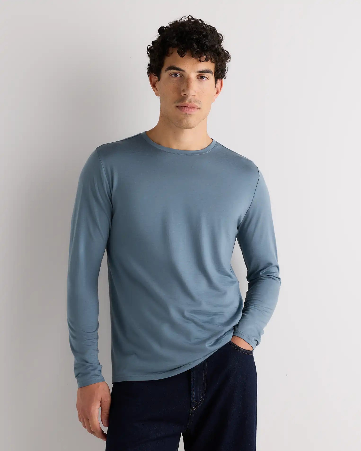 100% Merino Wool All-Season Long Sleeve Base Layer Tee