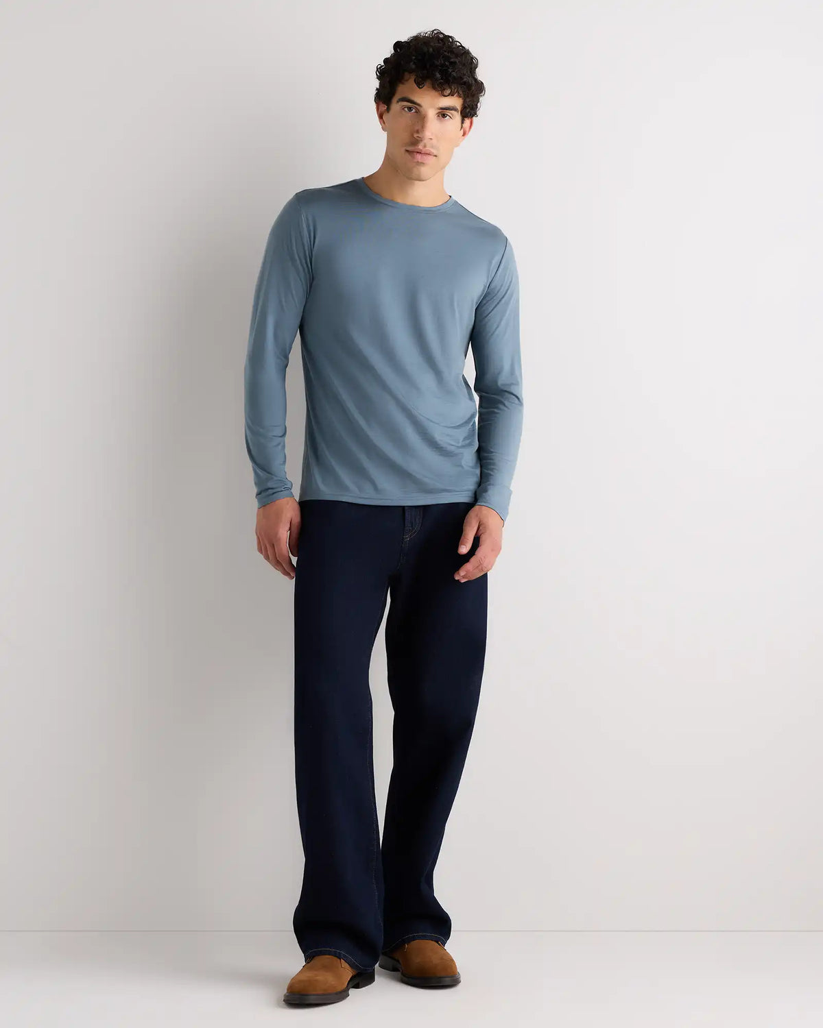 100% Merino Wool All-Season Long Sleeve Base Layer Tee