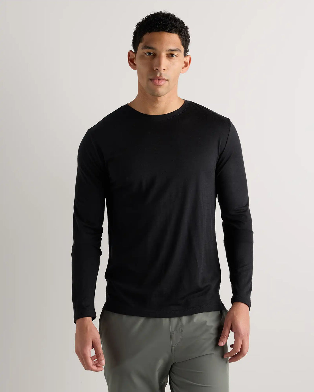 100% Merino Wool All-Season Long Sleeve Base Layer Tee