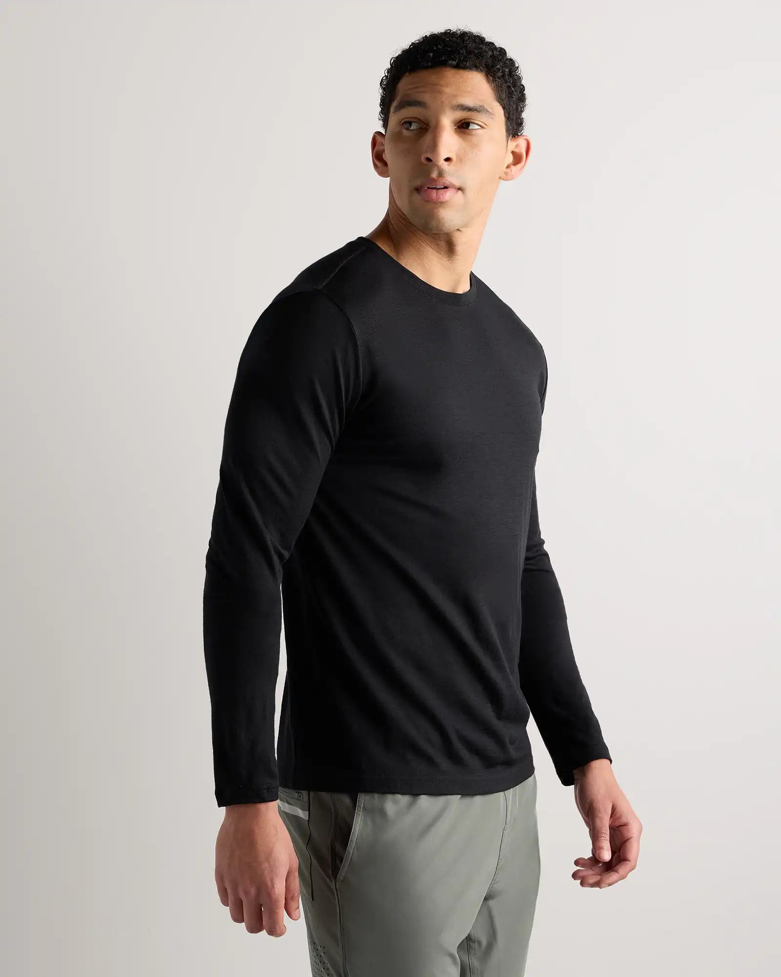 100% Merino Wool All-Season Long Sleeve Base Layer Tee
