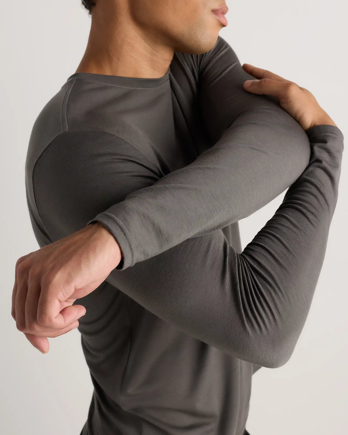 100% Merino Wool All-Season Long Sleeve Base Layer Tee