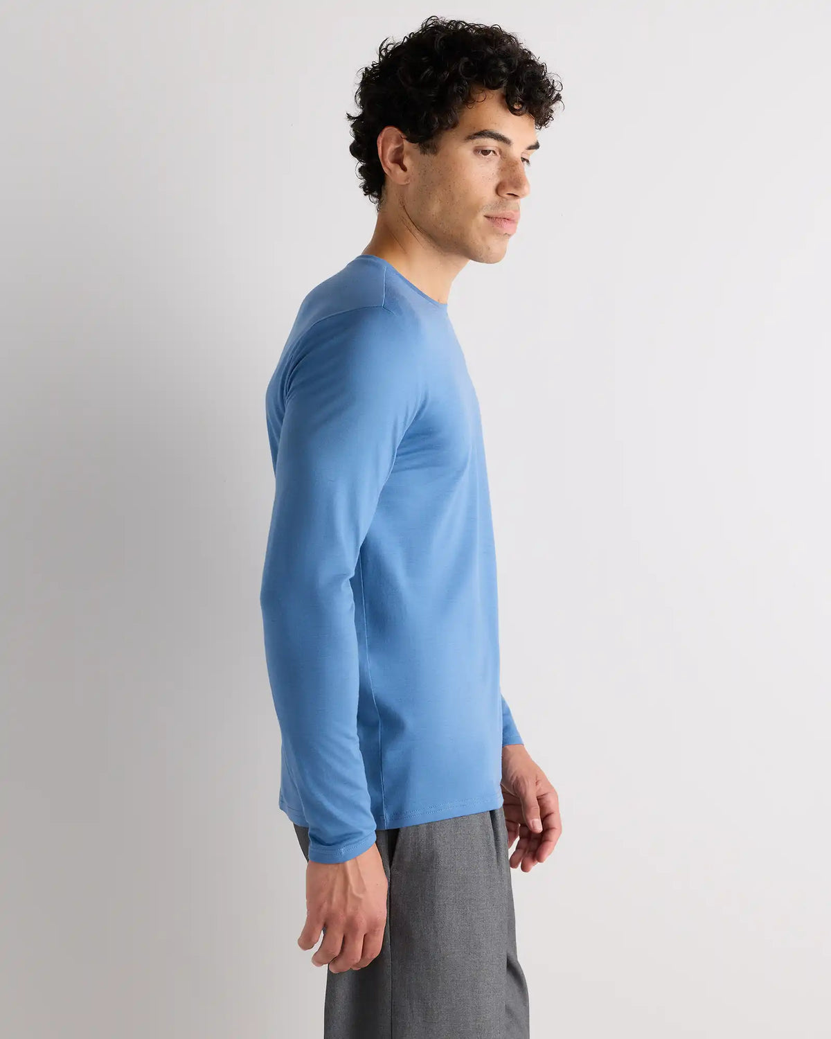100% Merino Wool All-Season Long Sleeve Base Layer Tee