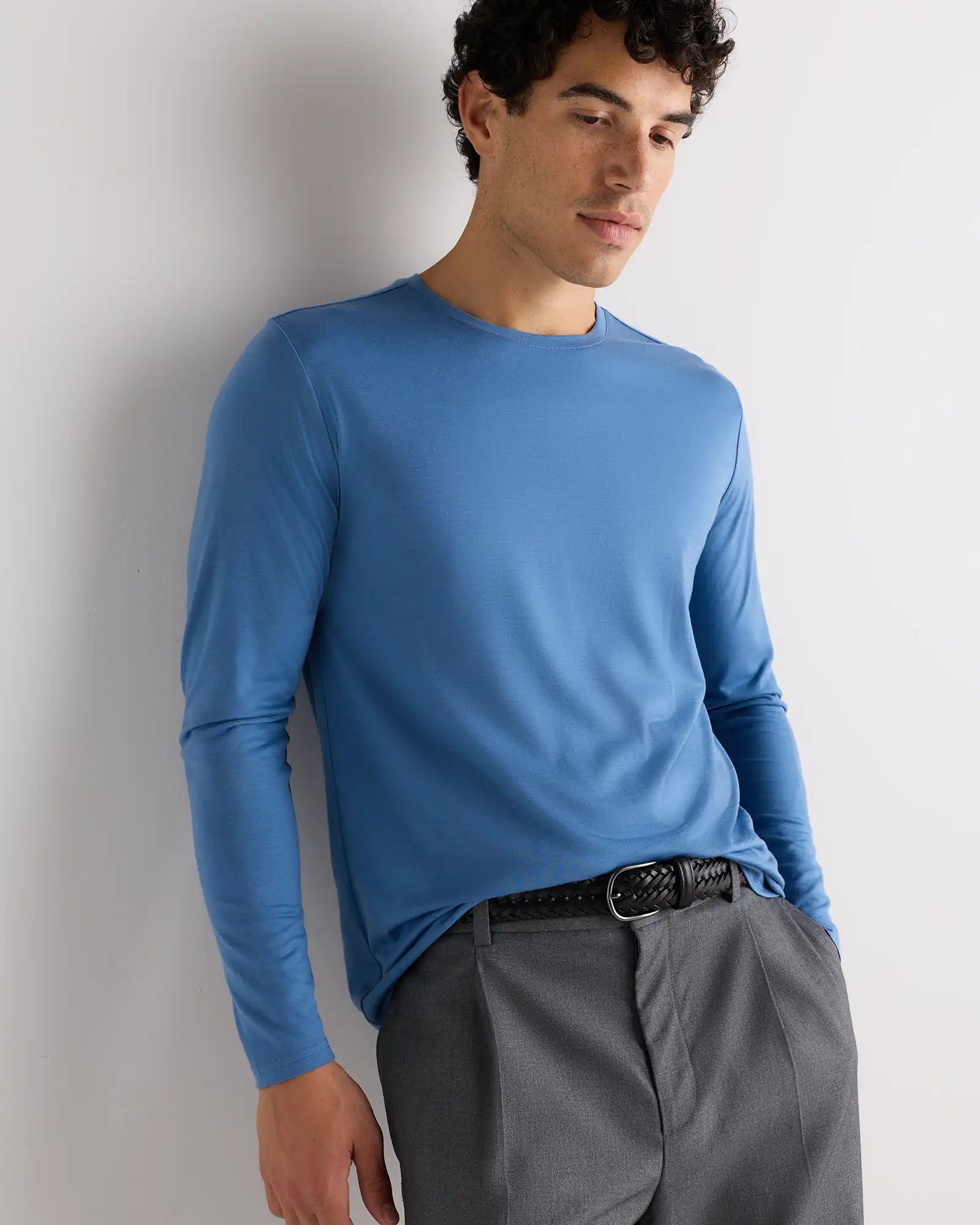 100% Merino Wool All-Season Long Sleeve Base Layer Tee