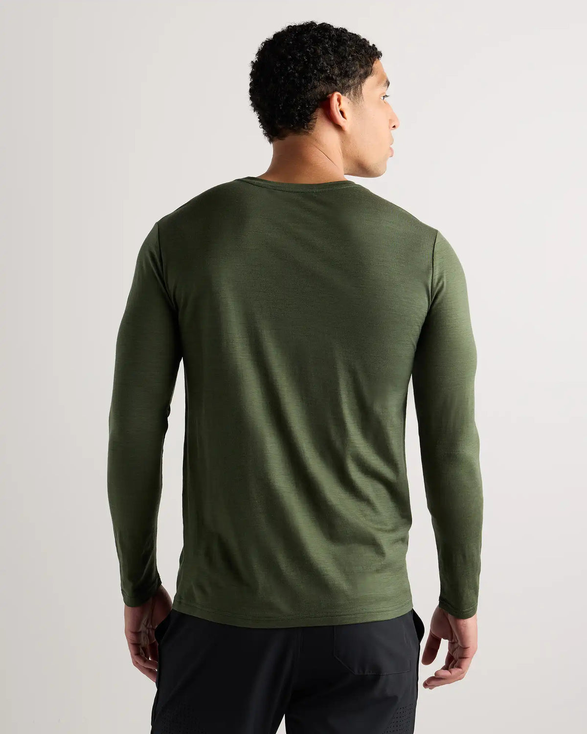 100% Merino Wool All-Season Long Sleeve Base Layer Tee
