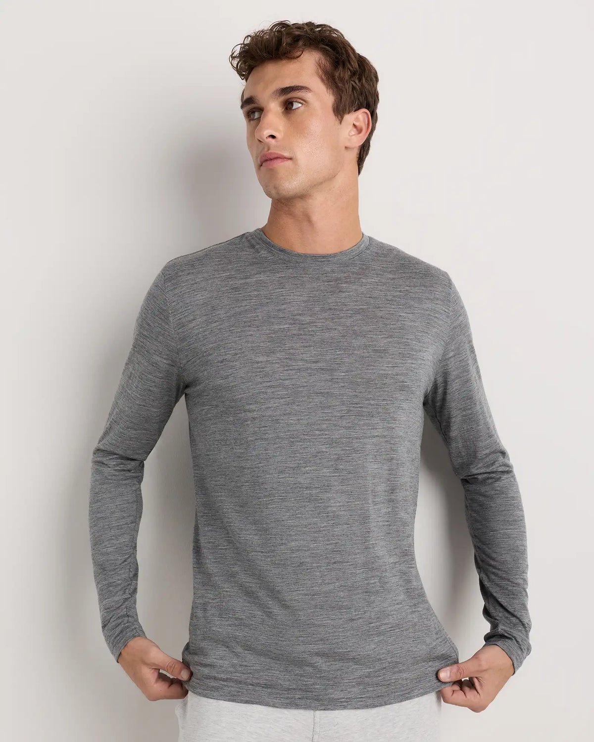 100% Merino Wool All-Season Long Sleeve Base Layer Tee