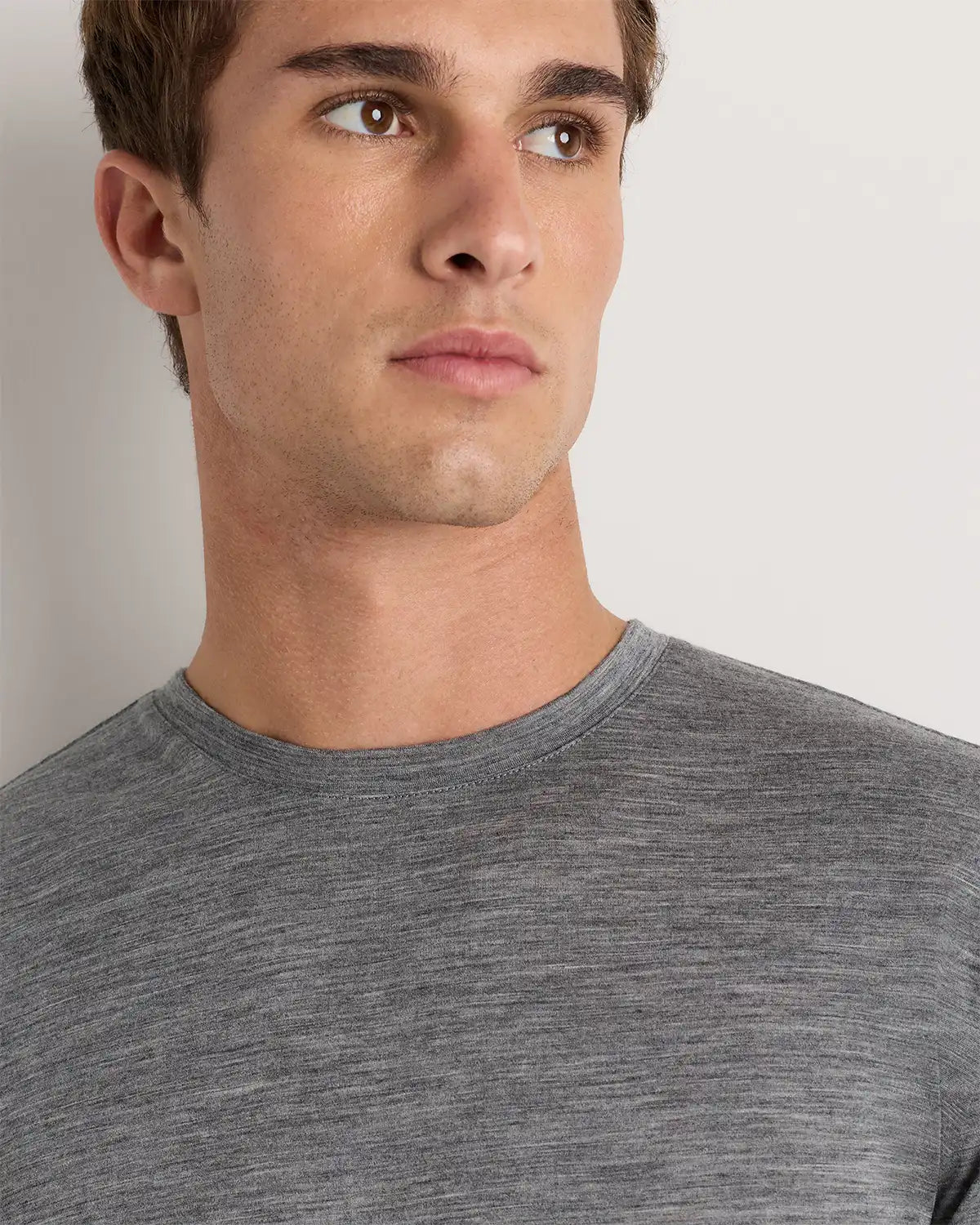 100% Merino Wool All-Season Long Sleeve Base Layer Tee