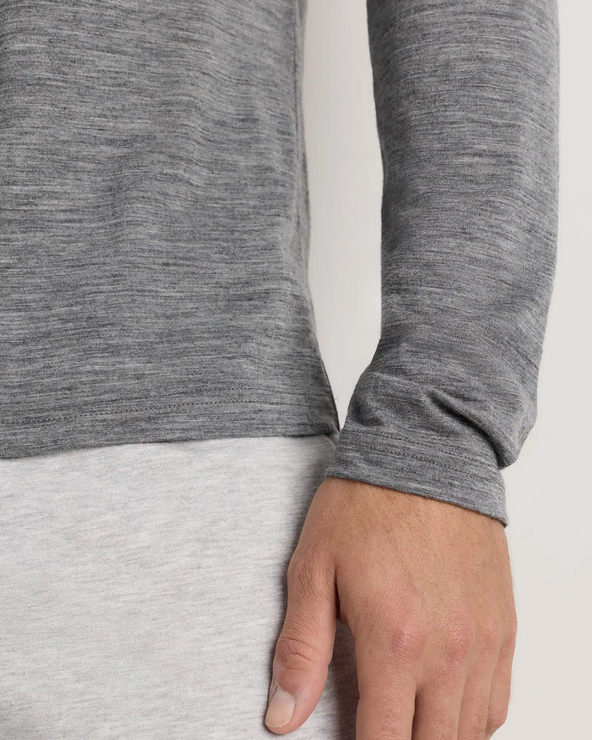 100% Merino Wool All-Season Long Sleeve Base Layer Tee