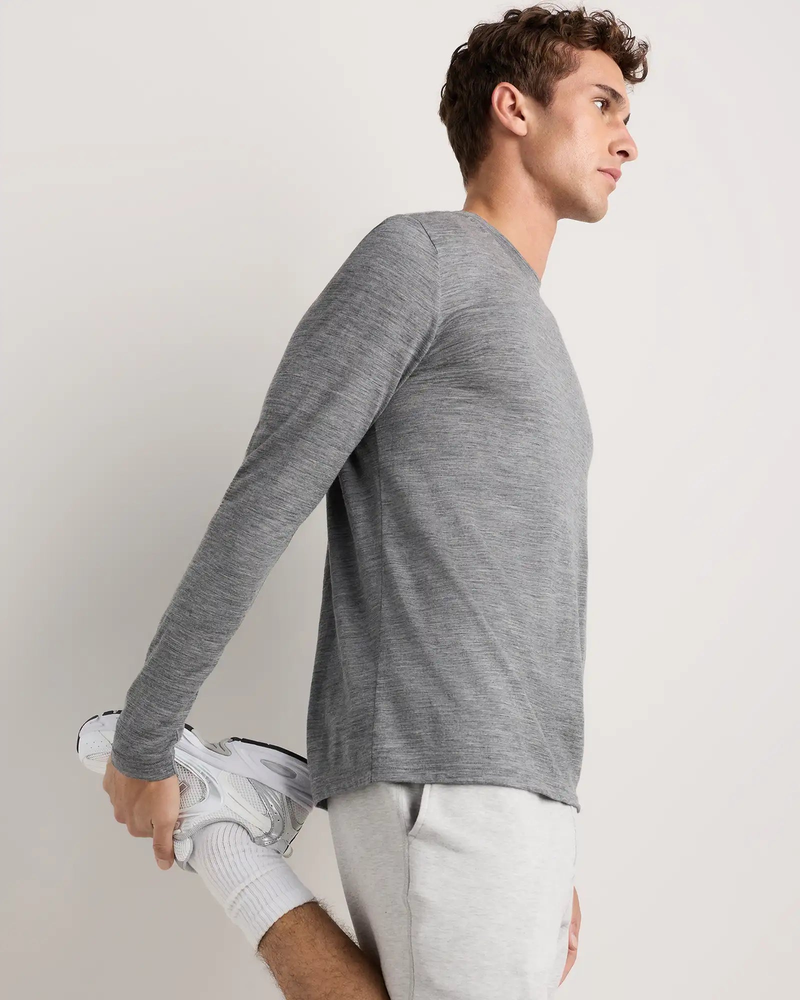 100% Merino Wool All-Season Long Sleeve Base Layer Tee