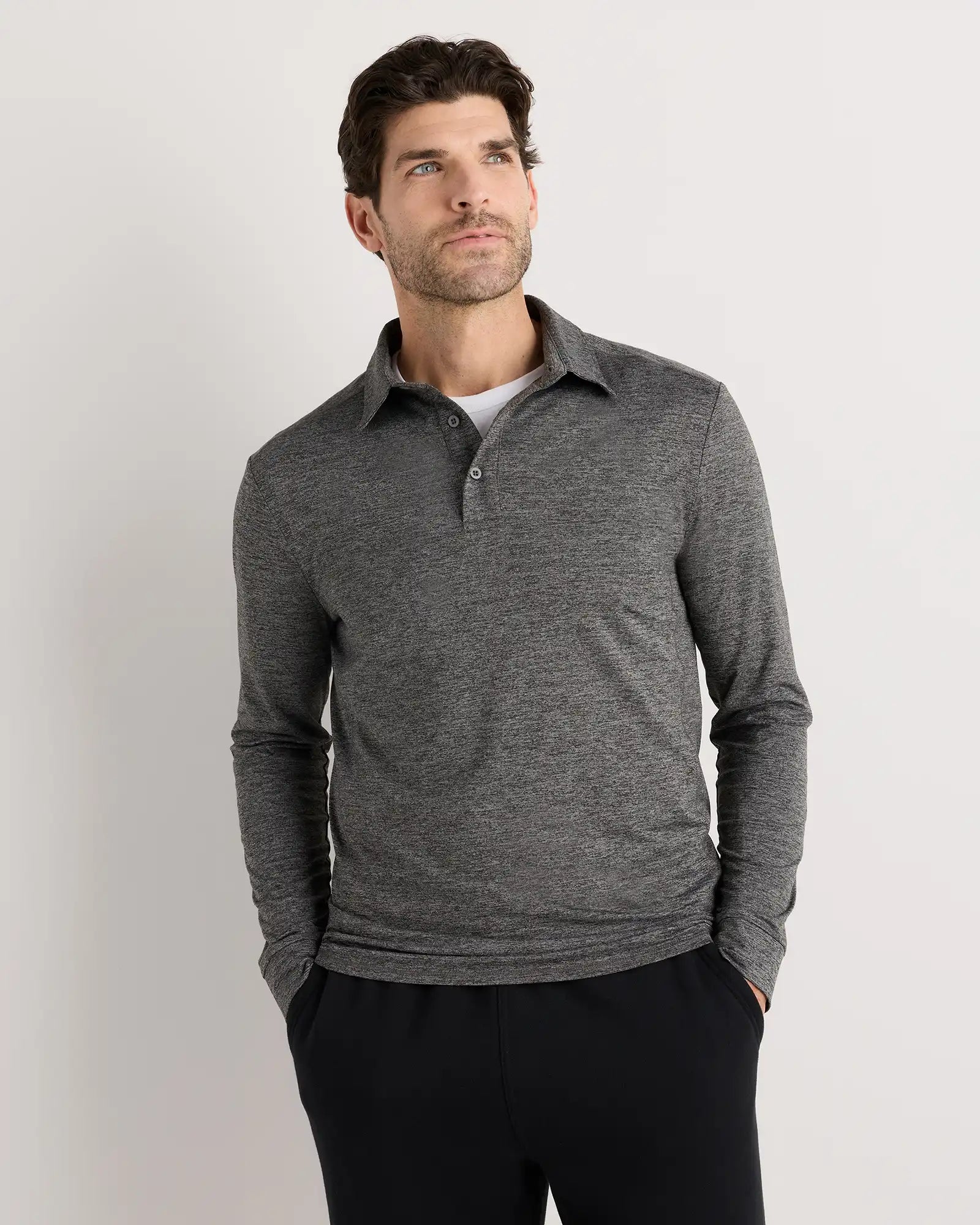 Flowknit Breeze Performance Long Sleeve Polo