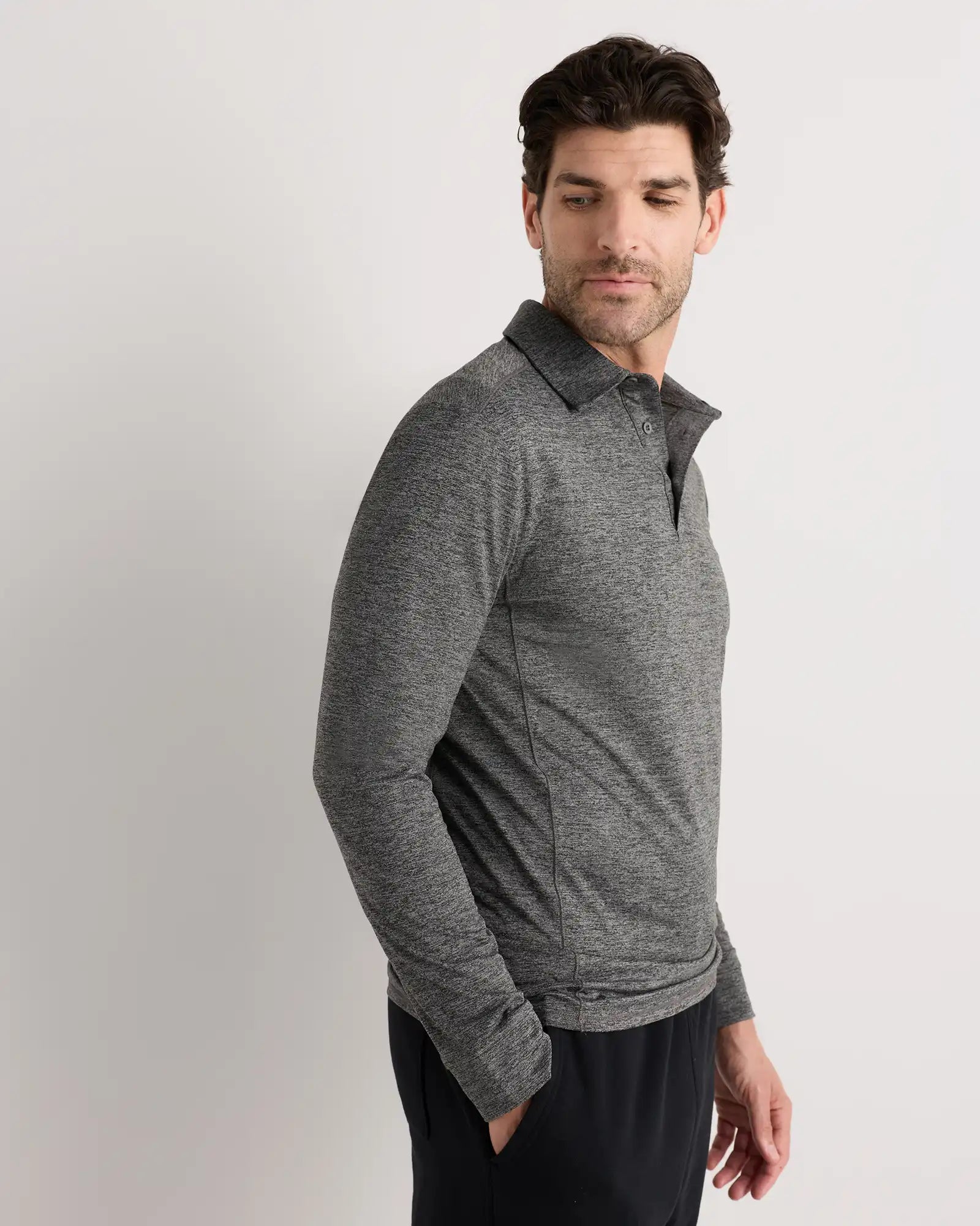 Flowknit Breeze Performance Long Sleeve Polo