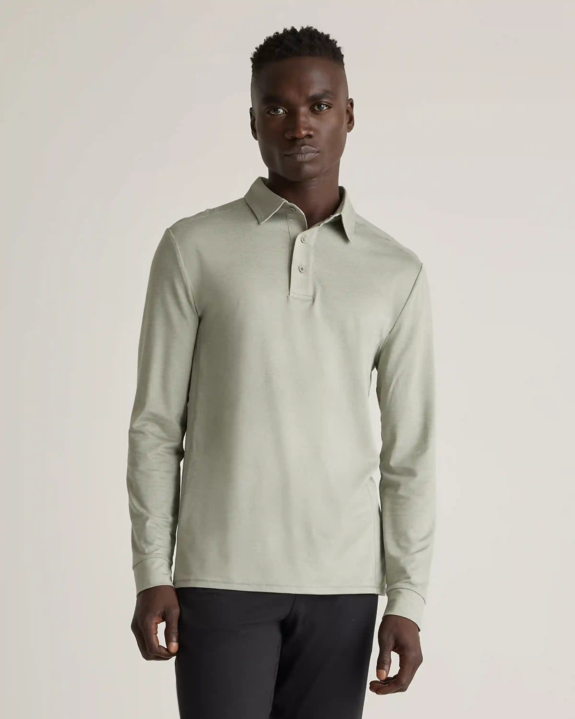 Flowknit Breeze Performance Long Sleeve Polo