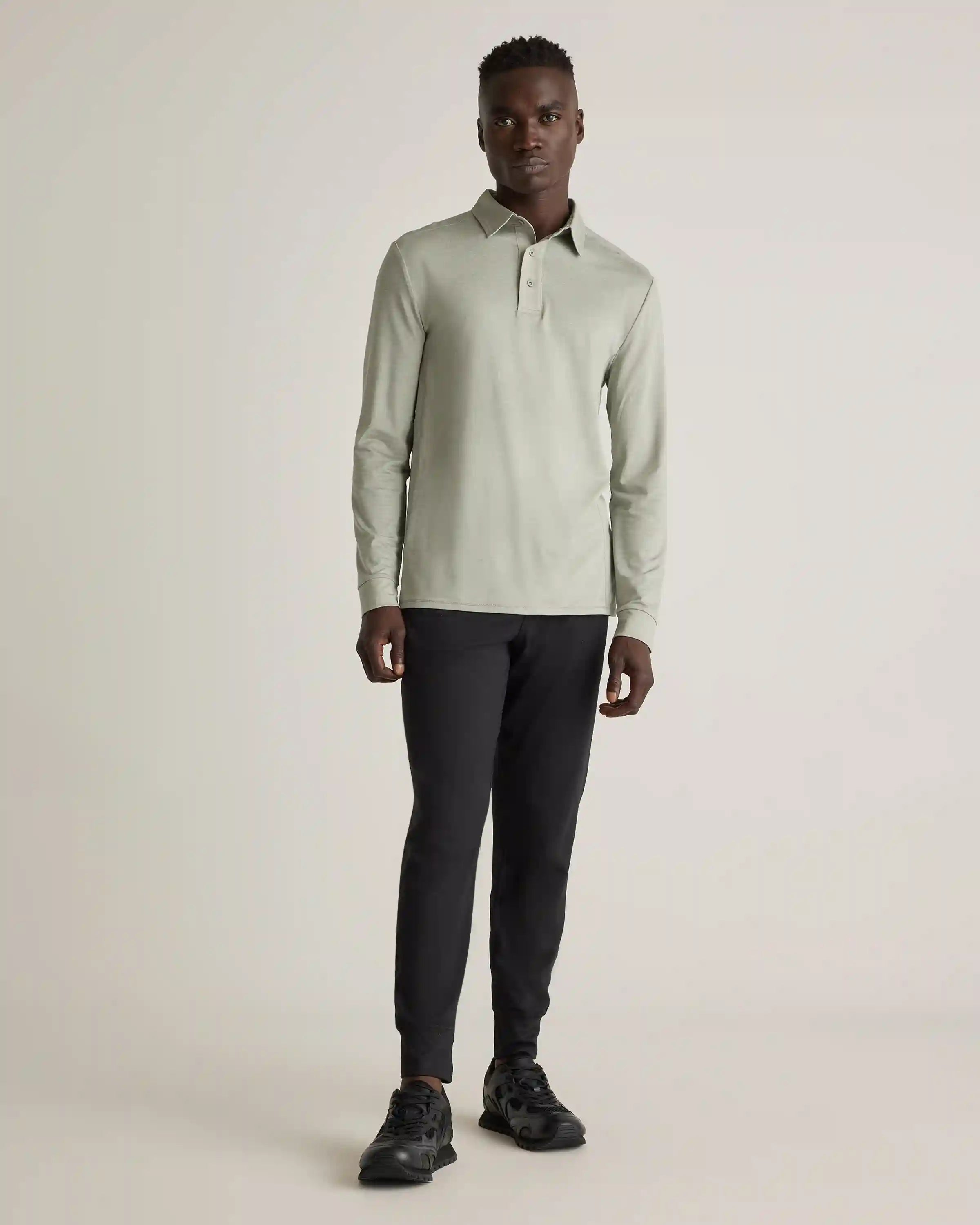 Flowknit Breeze Performance Long Sleeve Polo