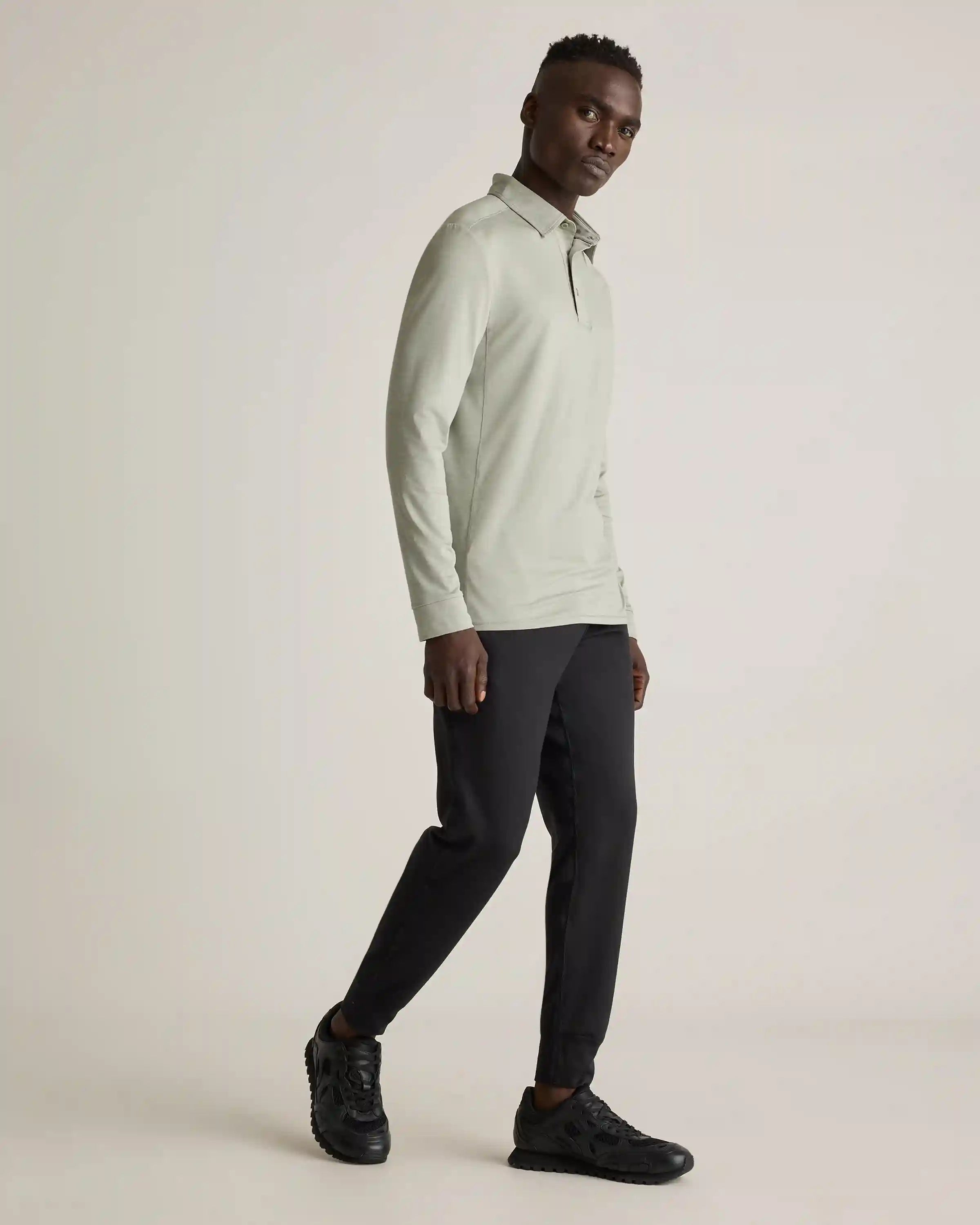 Flowknit Breeze Performance Long Sleeve Polo