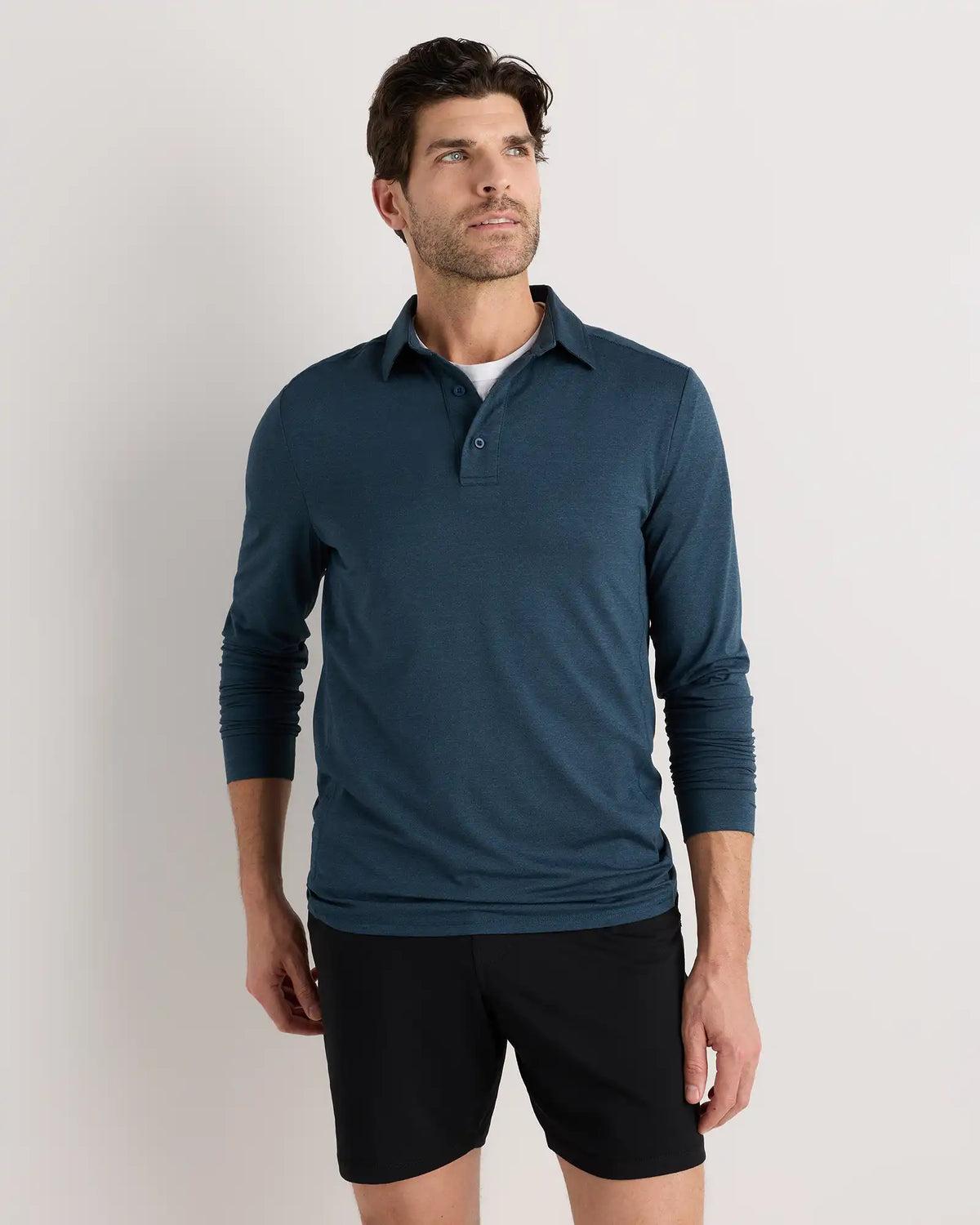 Flowknit Breeze Performance Long Sleeve Polo