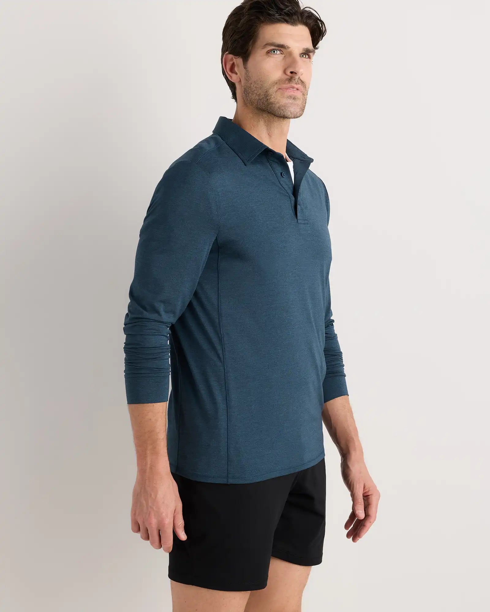 Flowknit Breeze Performance Long Sleeve Polo